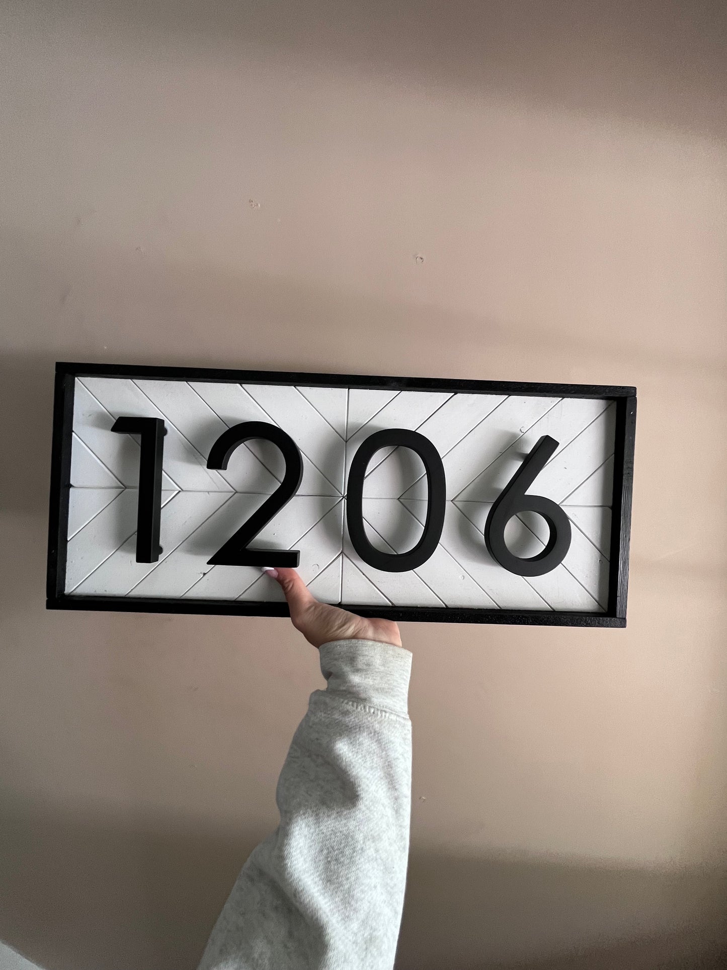 CUSTOM - House Number Sign