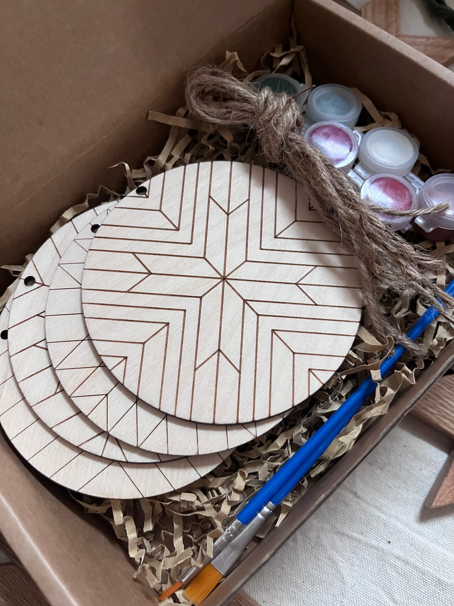 DIY paint your own ornament kits