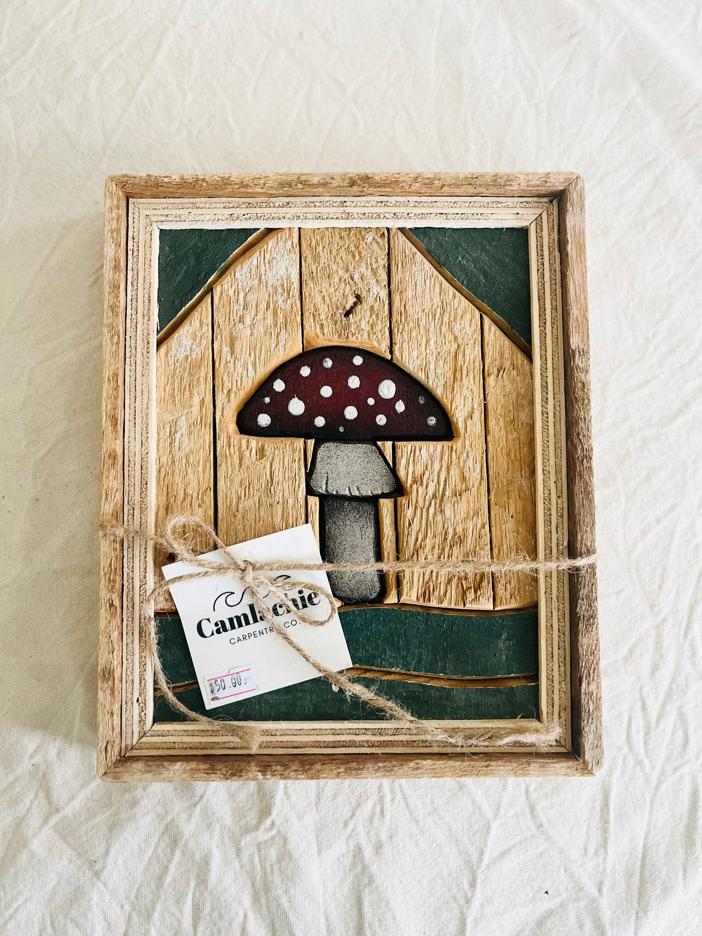 Mini mushroom mosaic