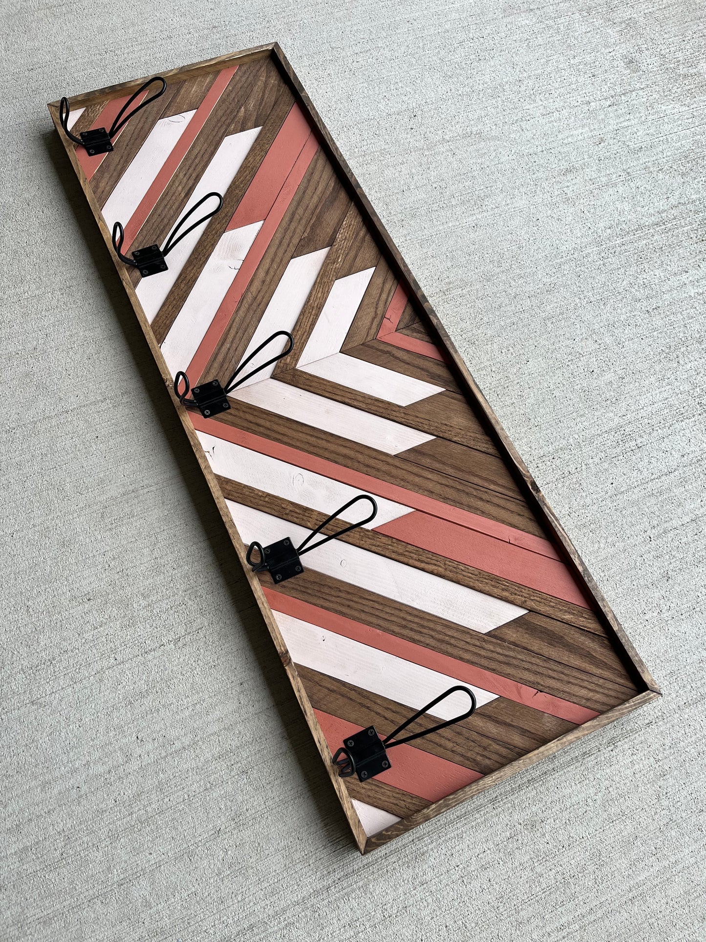 Mosaic coat hook hanging
