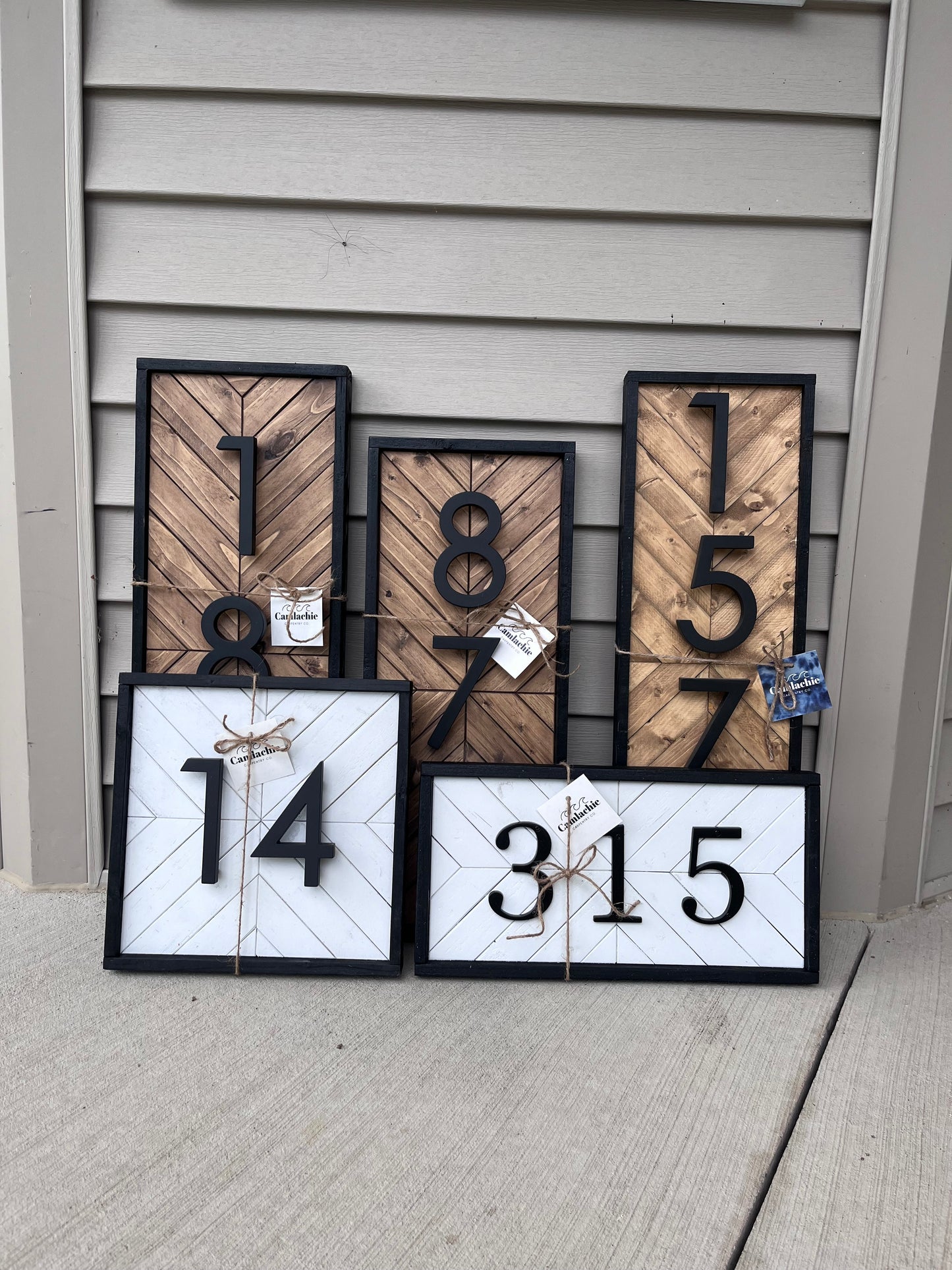 CUSTOM - House Number Sign