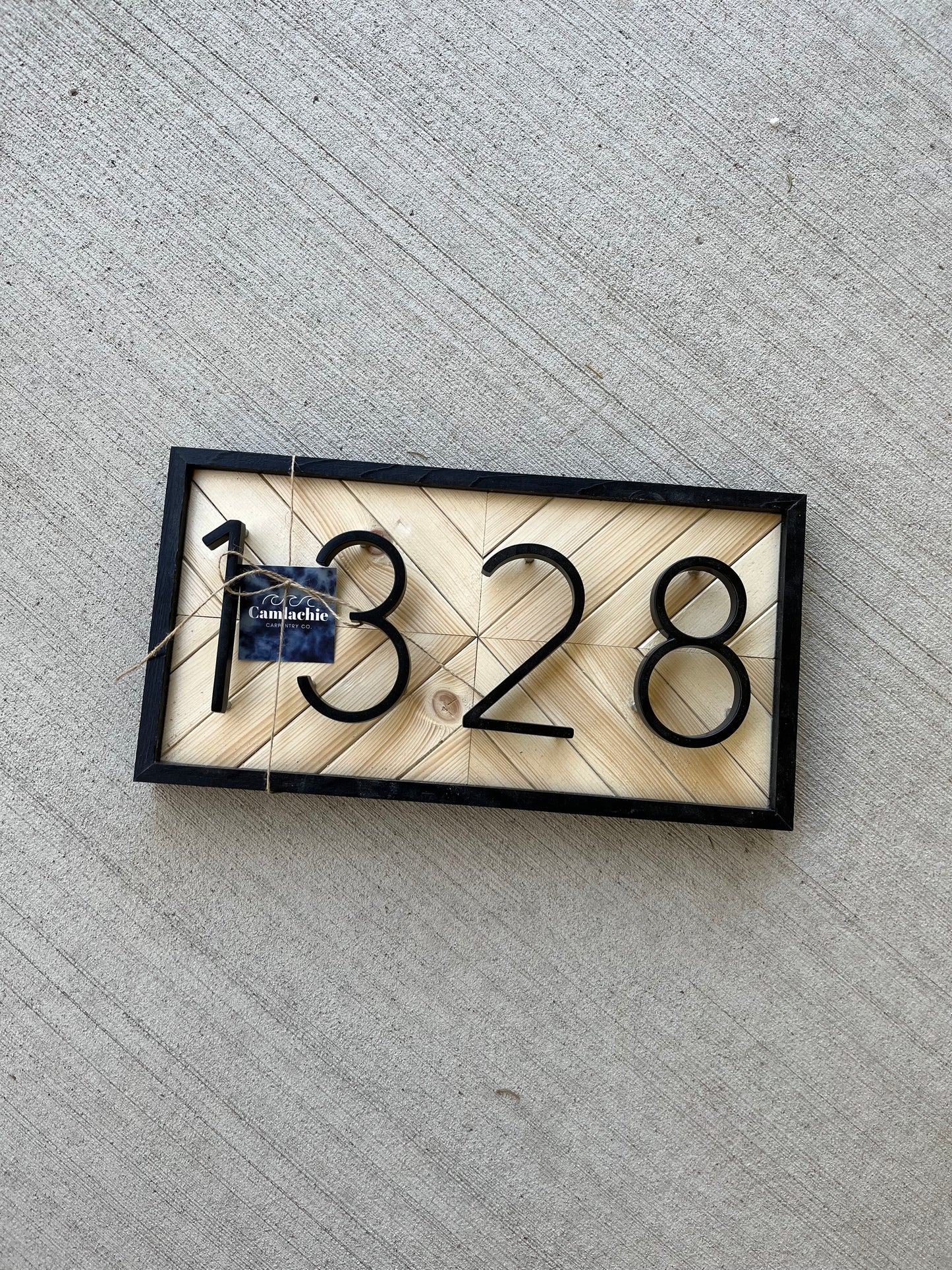 CUSTOM - House Number Sign