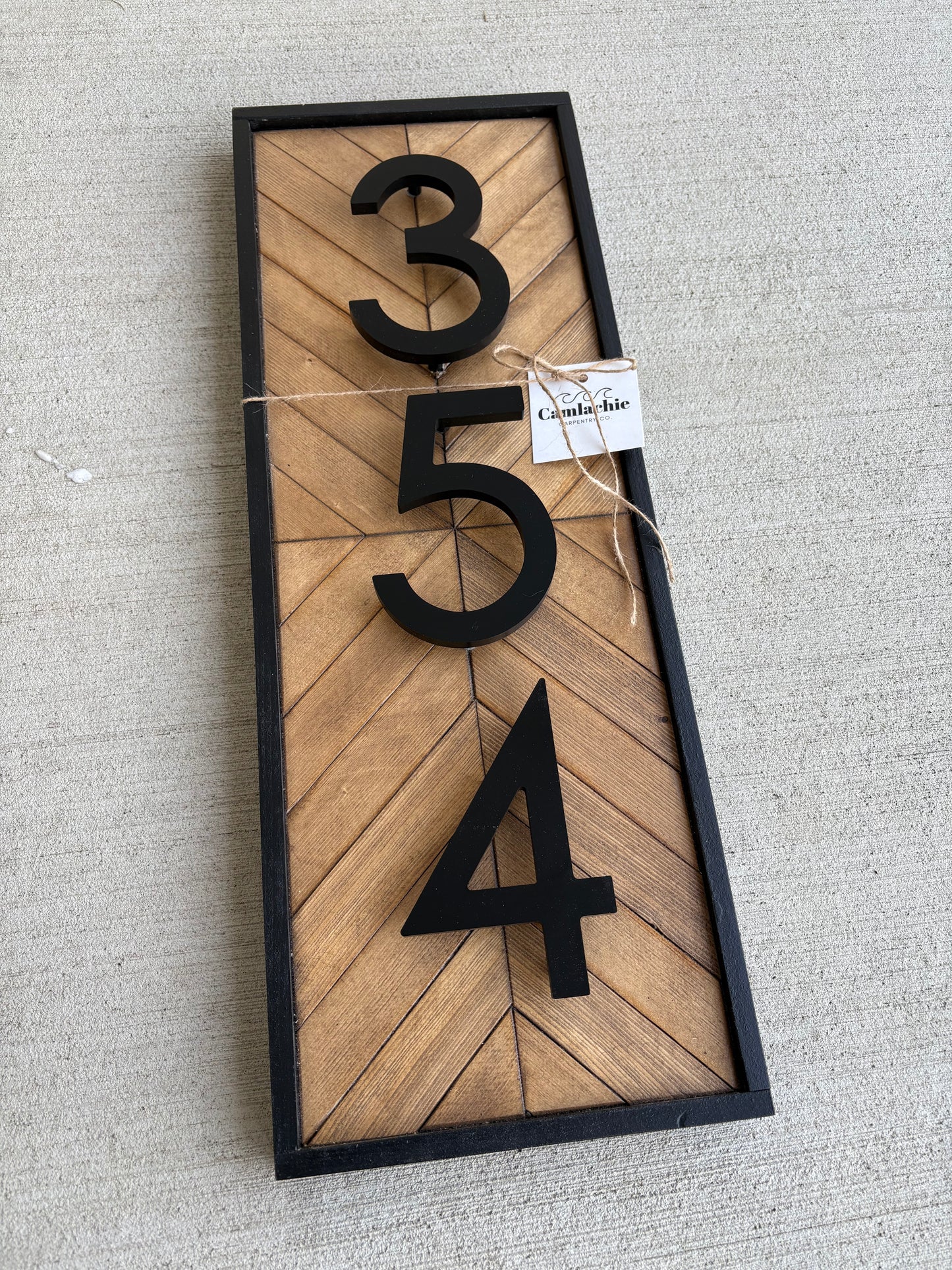 CUSTOM - House Number Sign