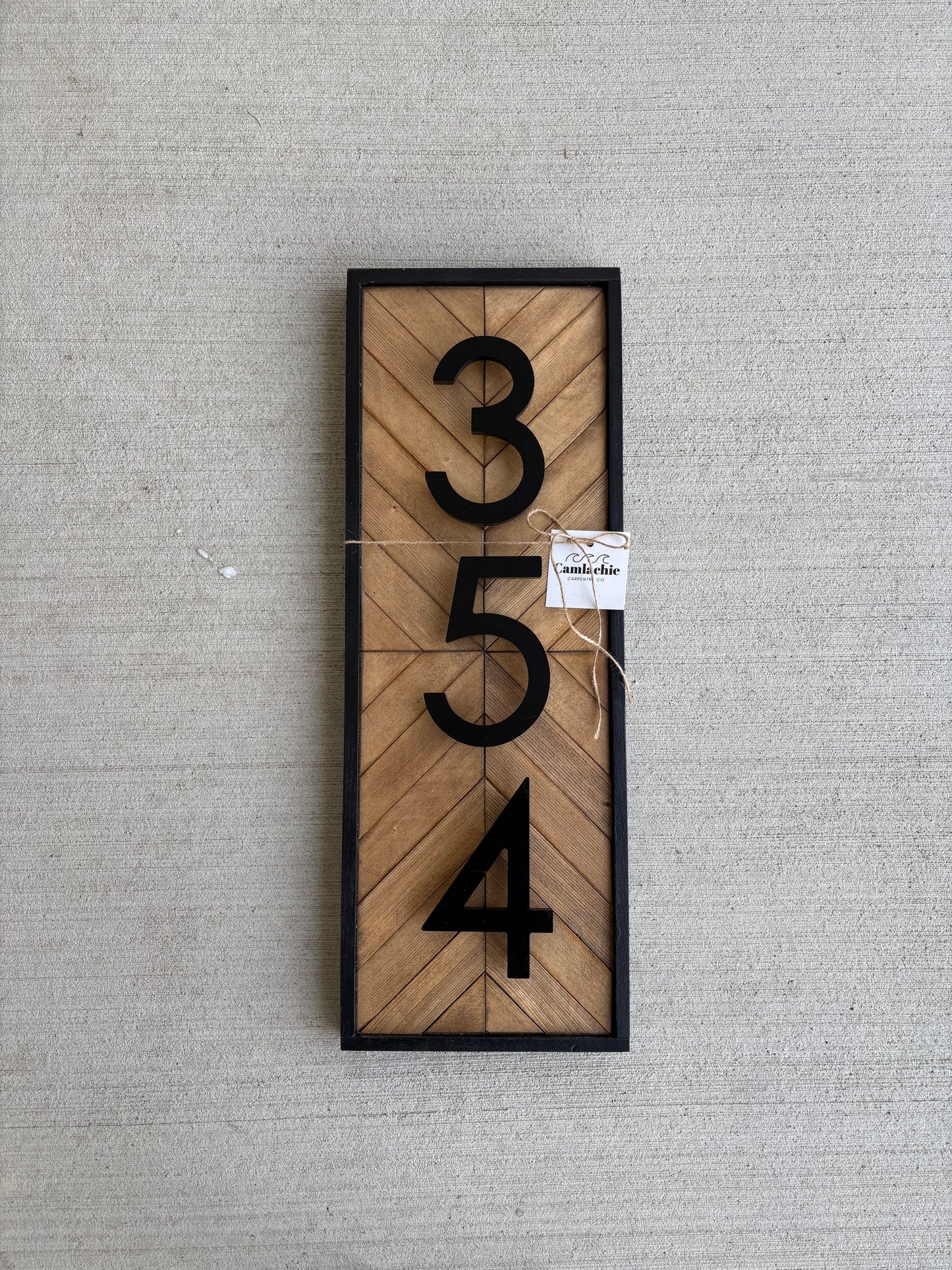 CUSTOM - House Number Sign