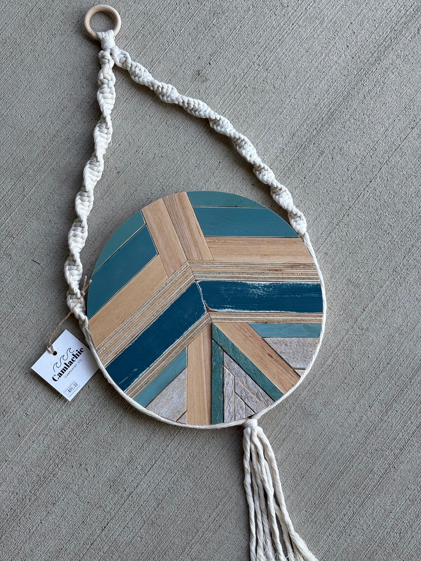Beachy Macrame hanger