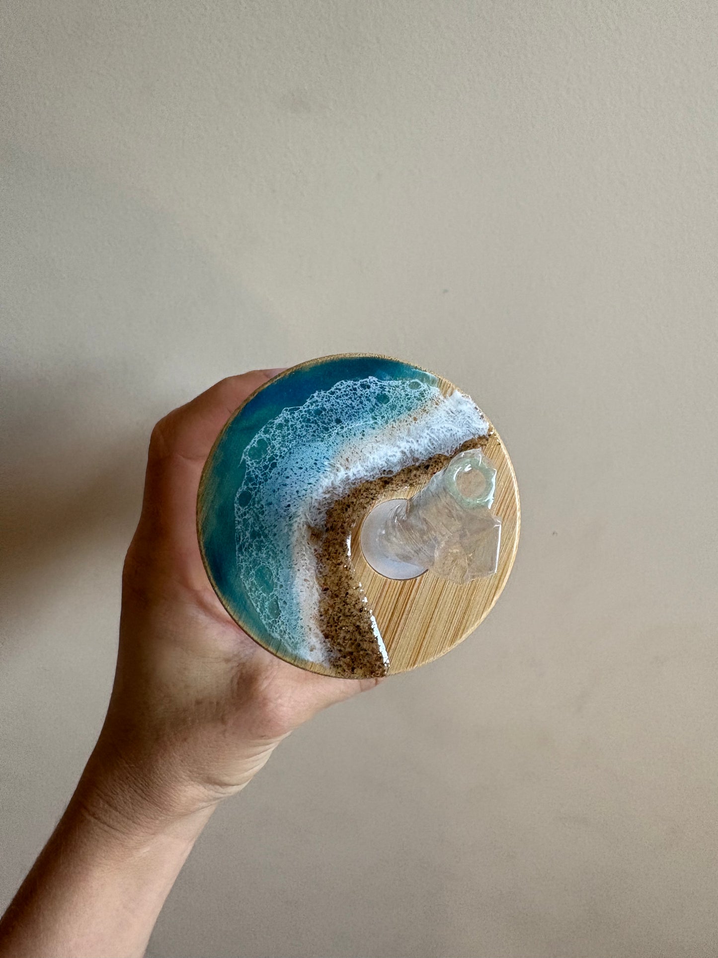 Wave resin tumbler