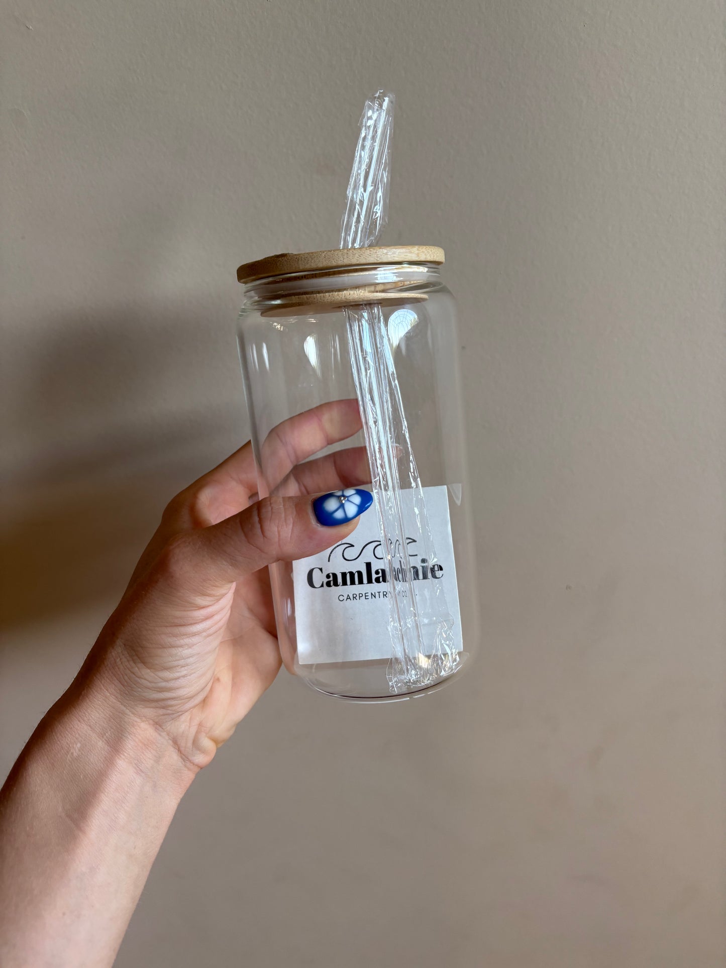 Wave resin tumbler