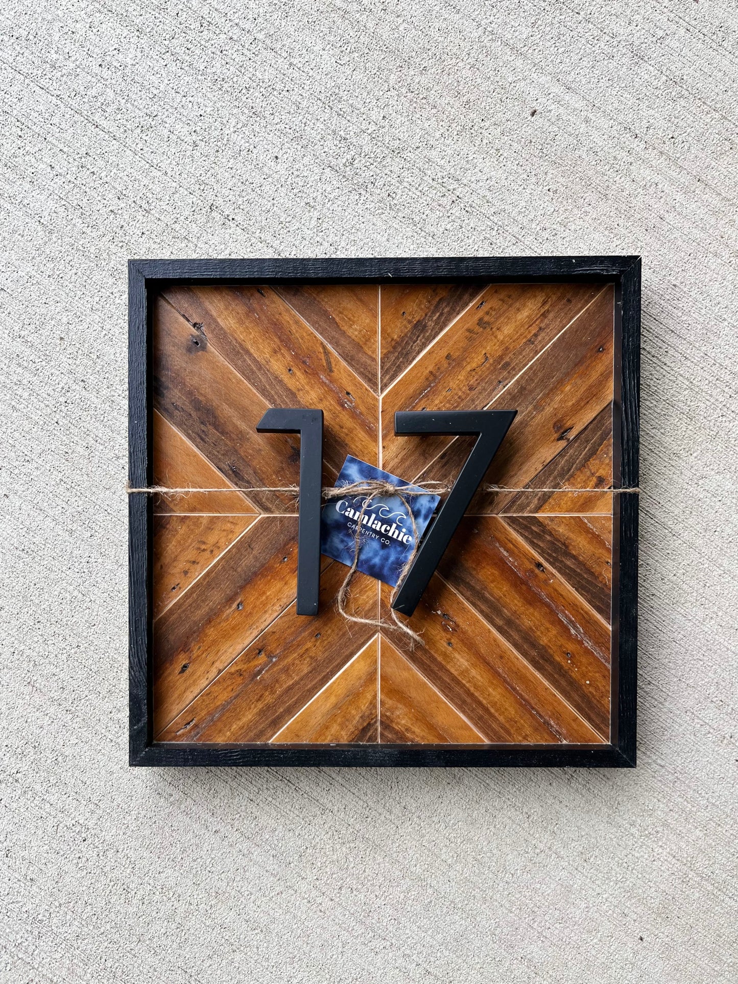 CUSTOM - House Number Sign