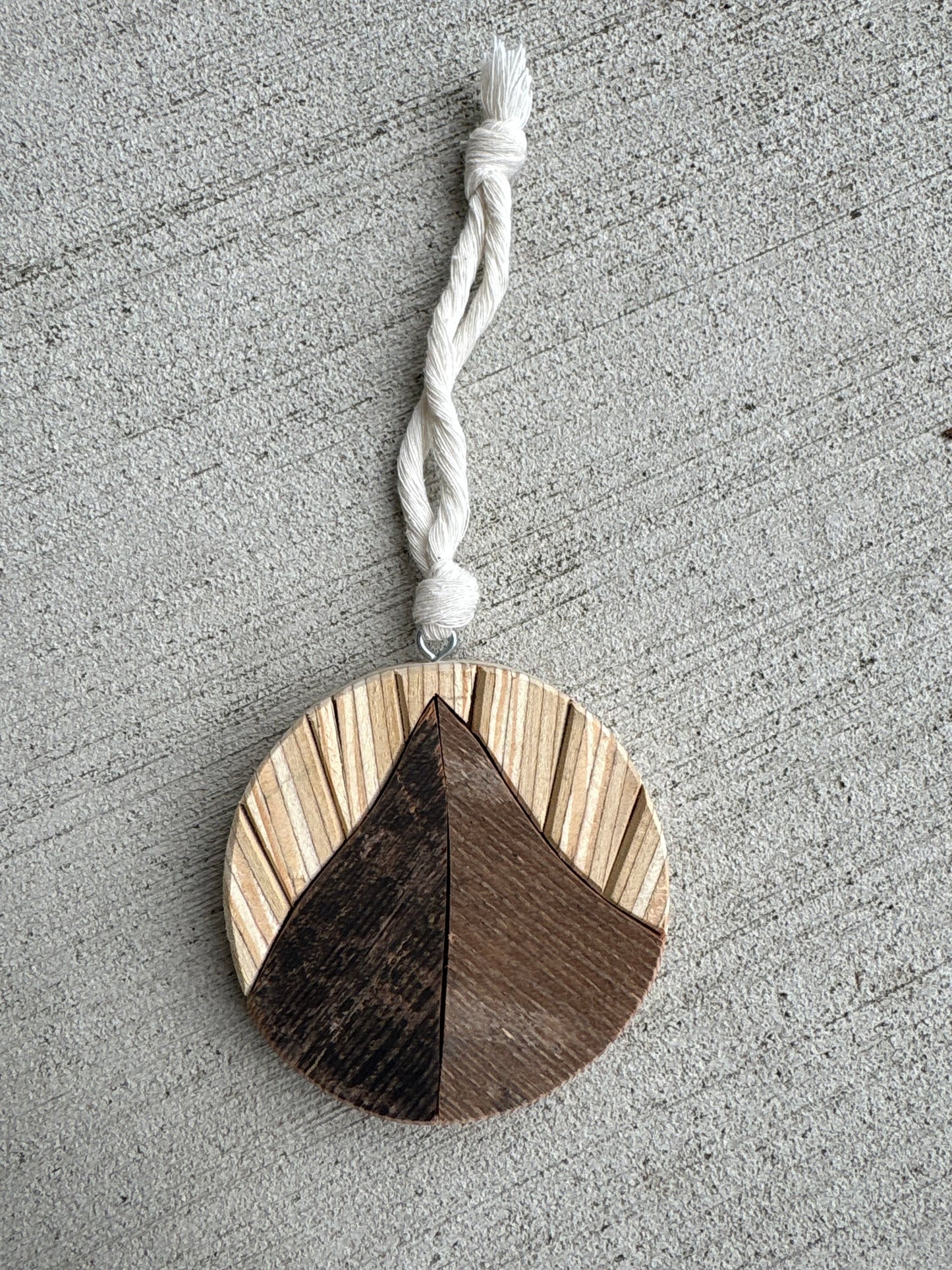 Mountian mosaic ornament