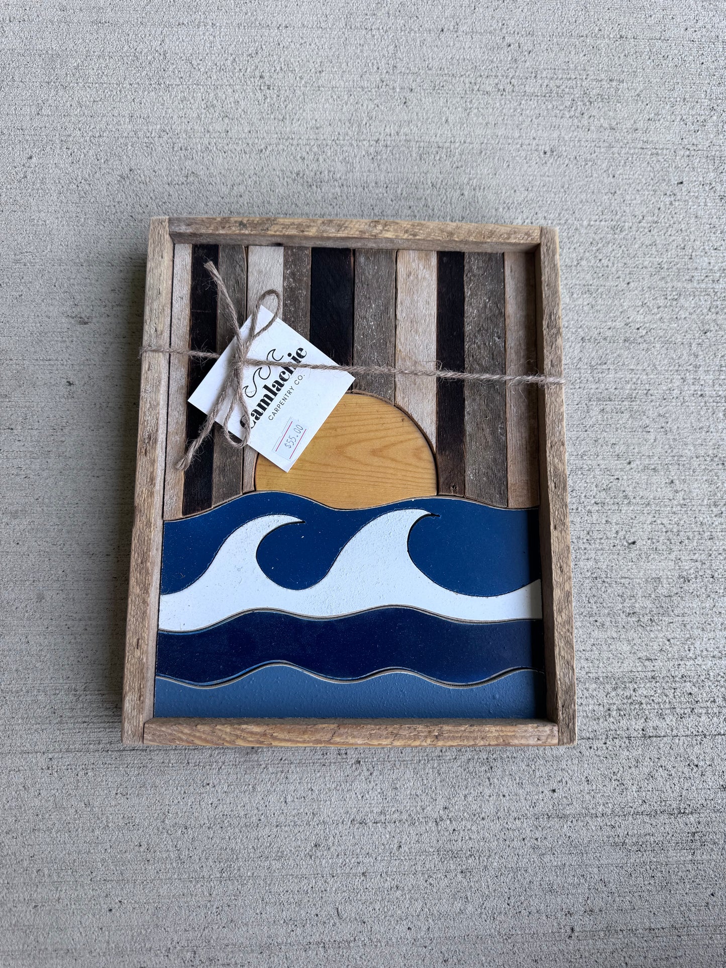 Mini lathe wave / sunset