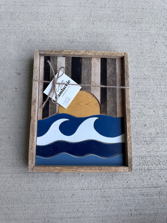 Mini lathe wave / sunset