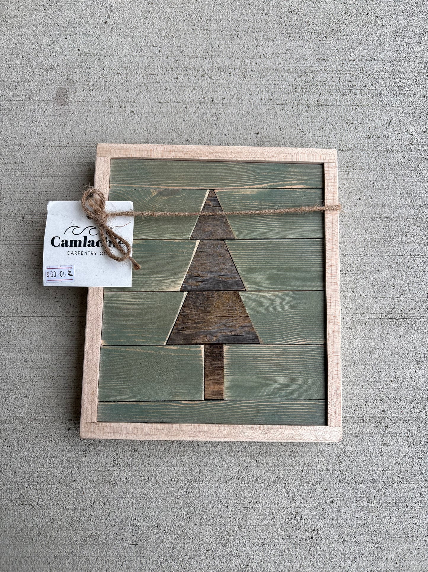 Recycled mosaic tree