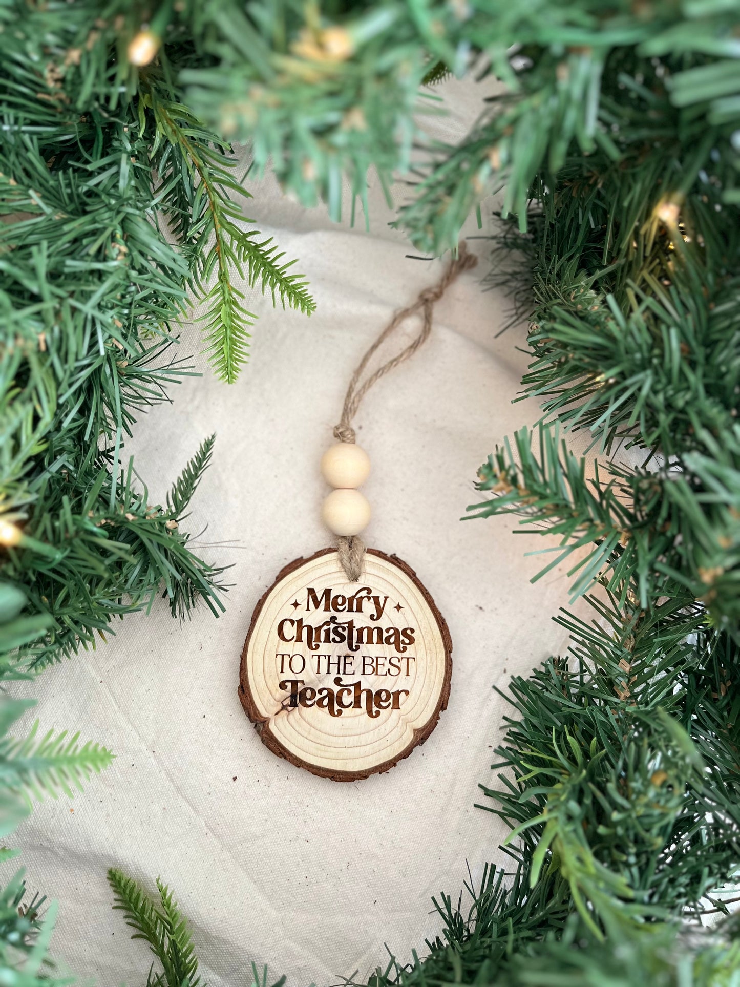 Wooden Christmas ornaments