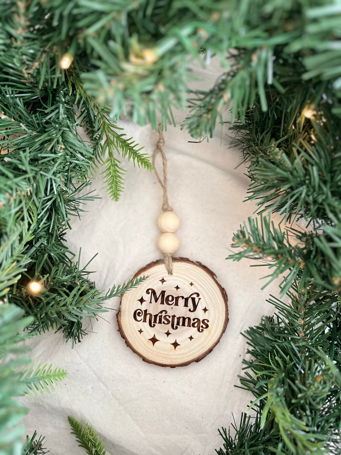 Wooden Christmas ornaments