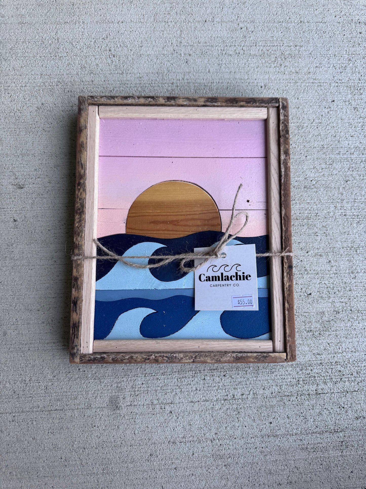 Mini lathe wave / sunset