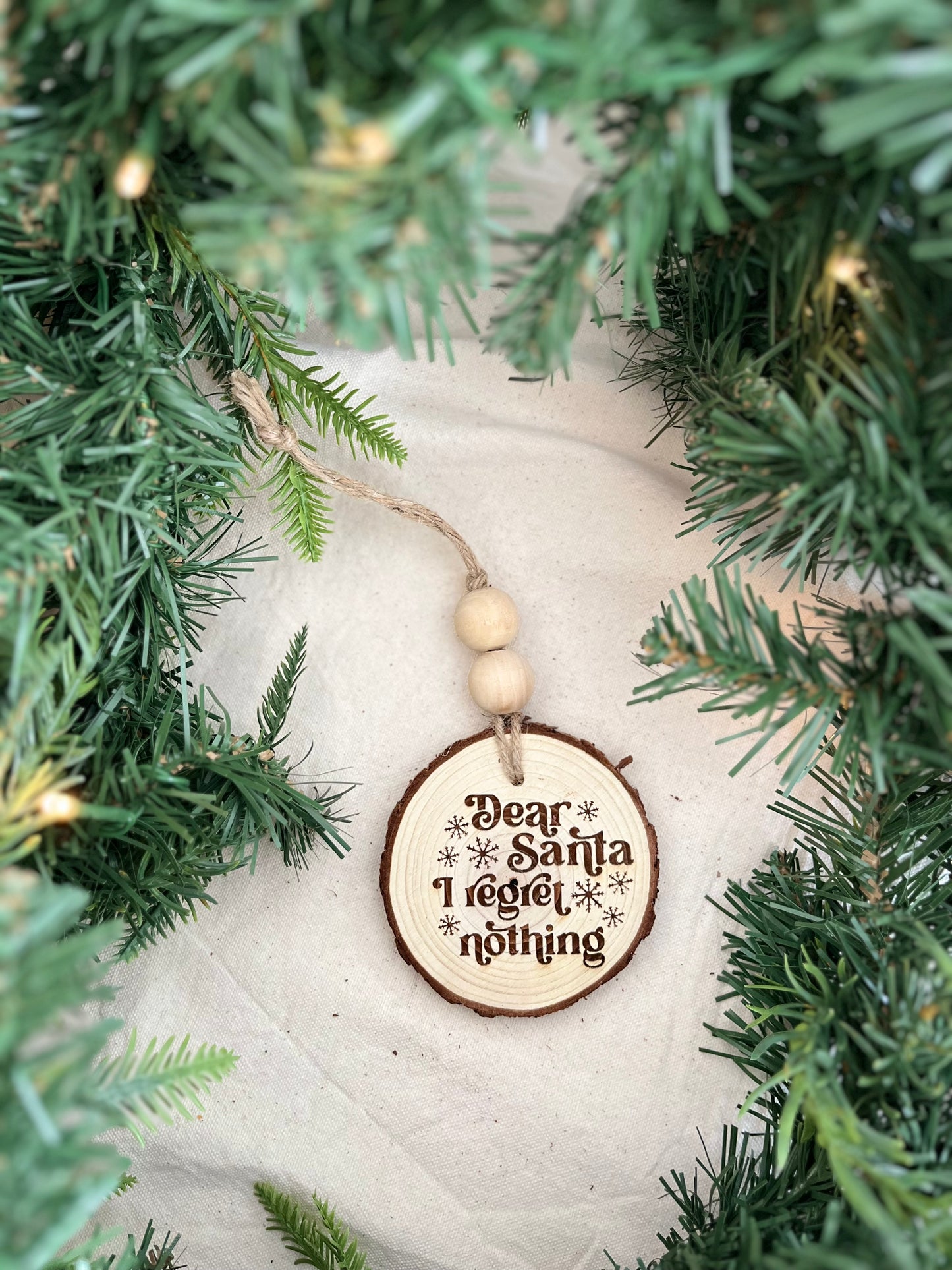 Wooden Christmas ornaments