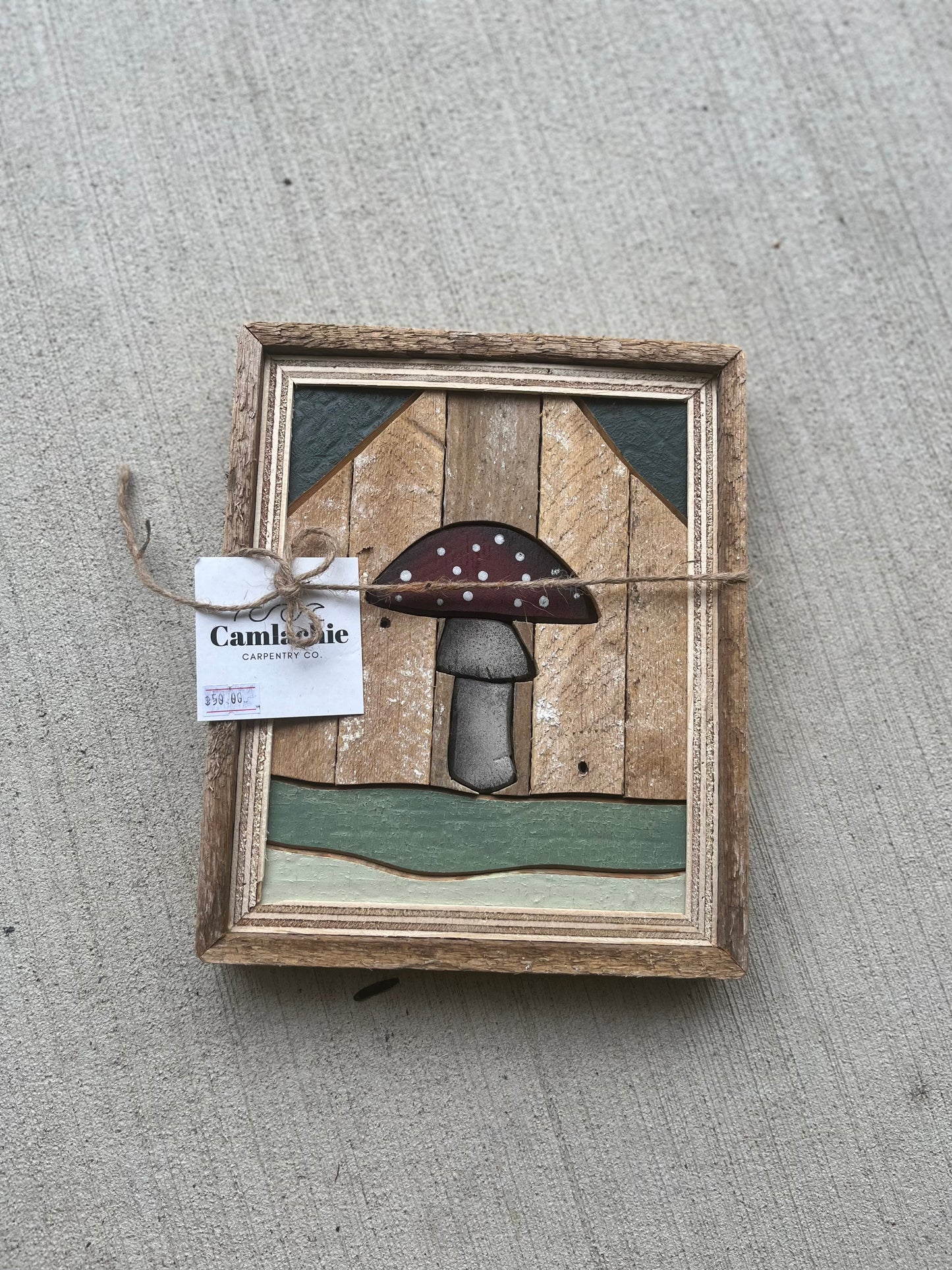 Mini mushroom mosaic