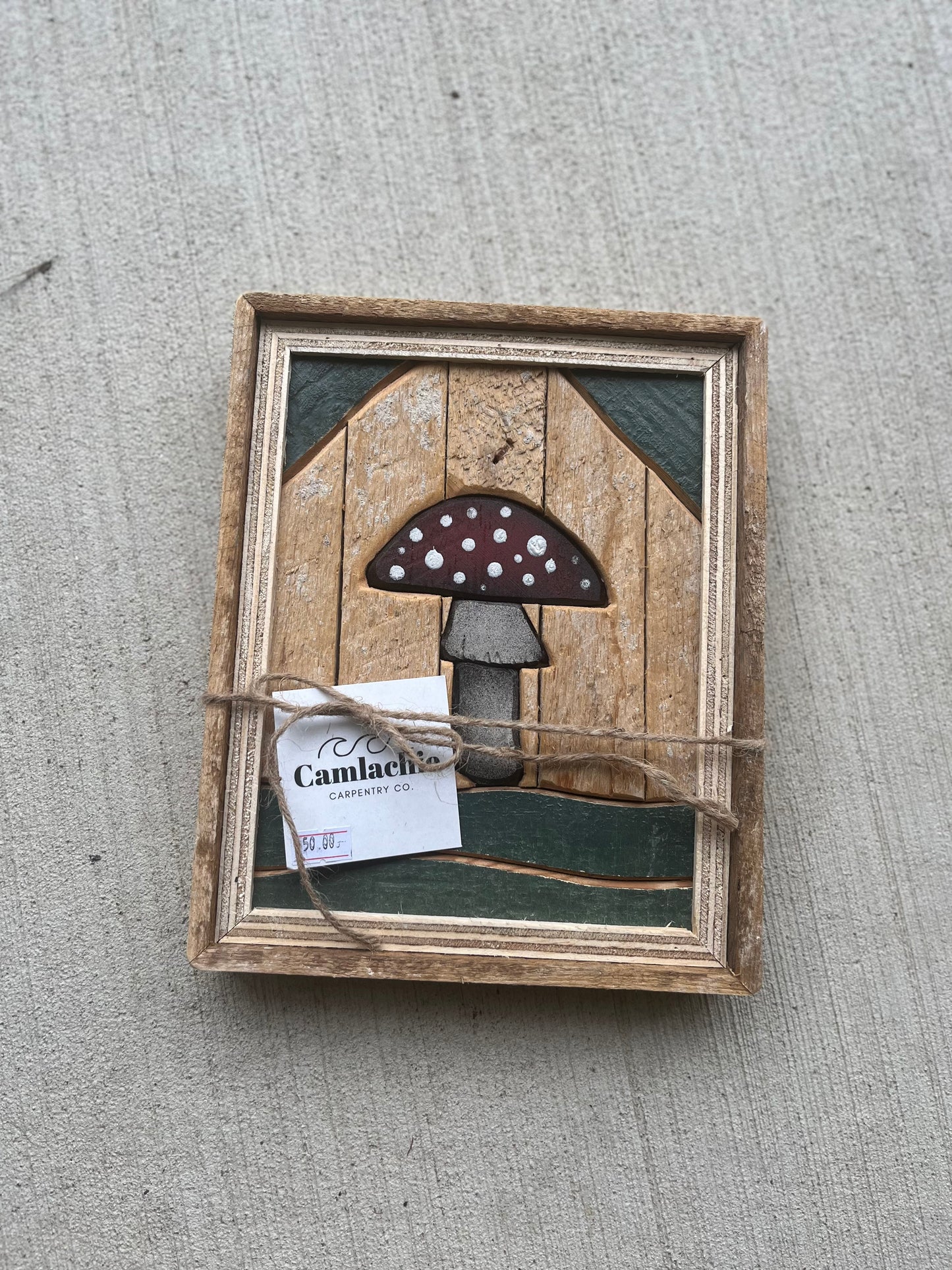 Mini mushroom mosaic