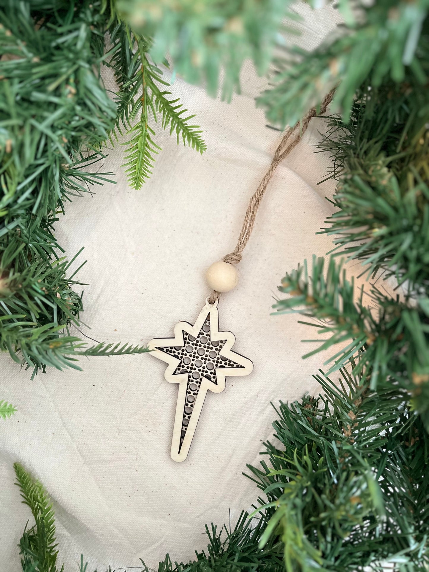 Wooden Christmas ornaments