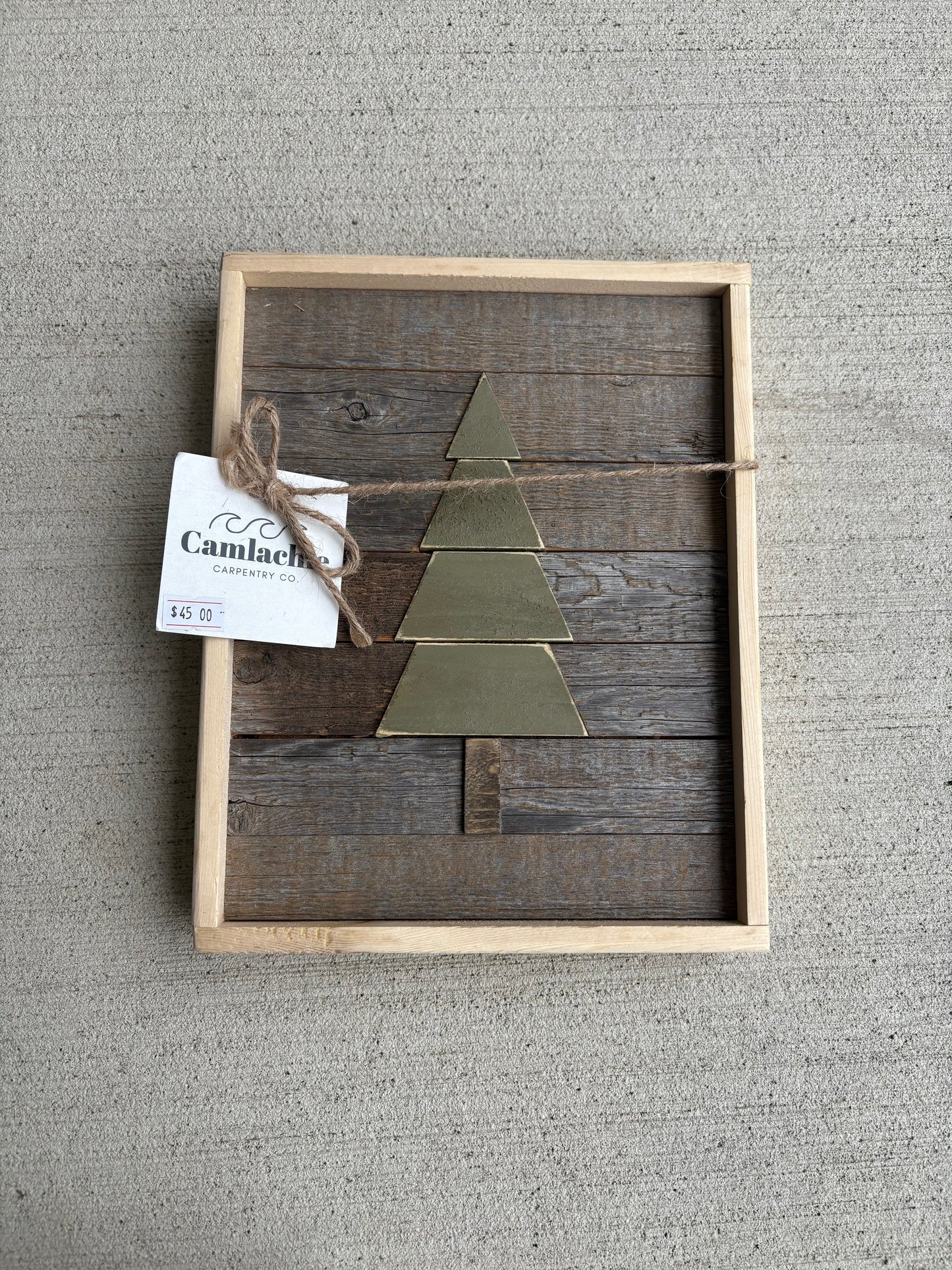 Recycled mosaic tree