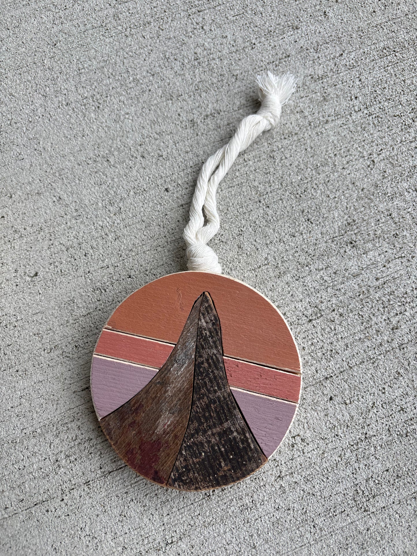 Mountian mosaic ornament