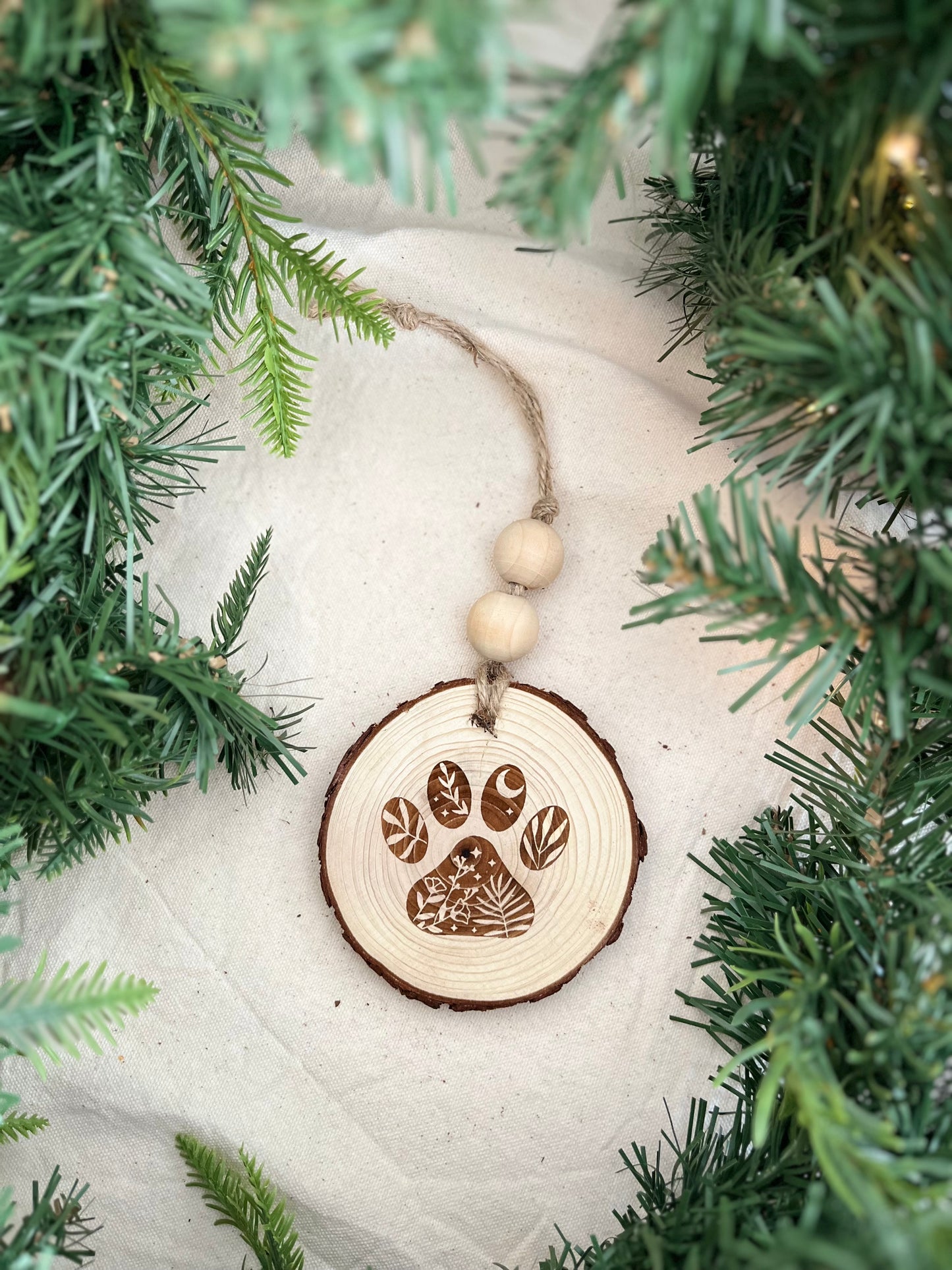 Wooden Christmas ornaments