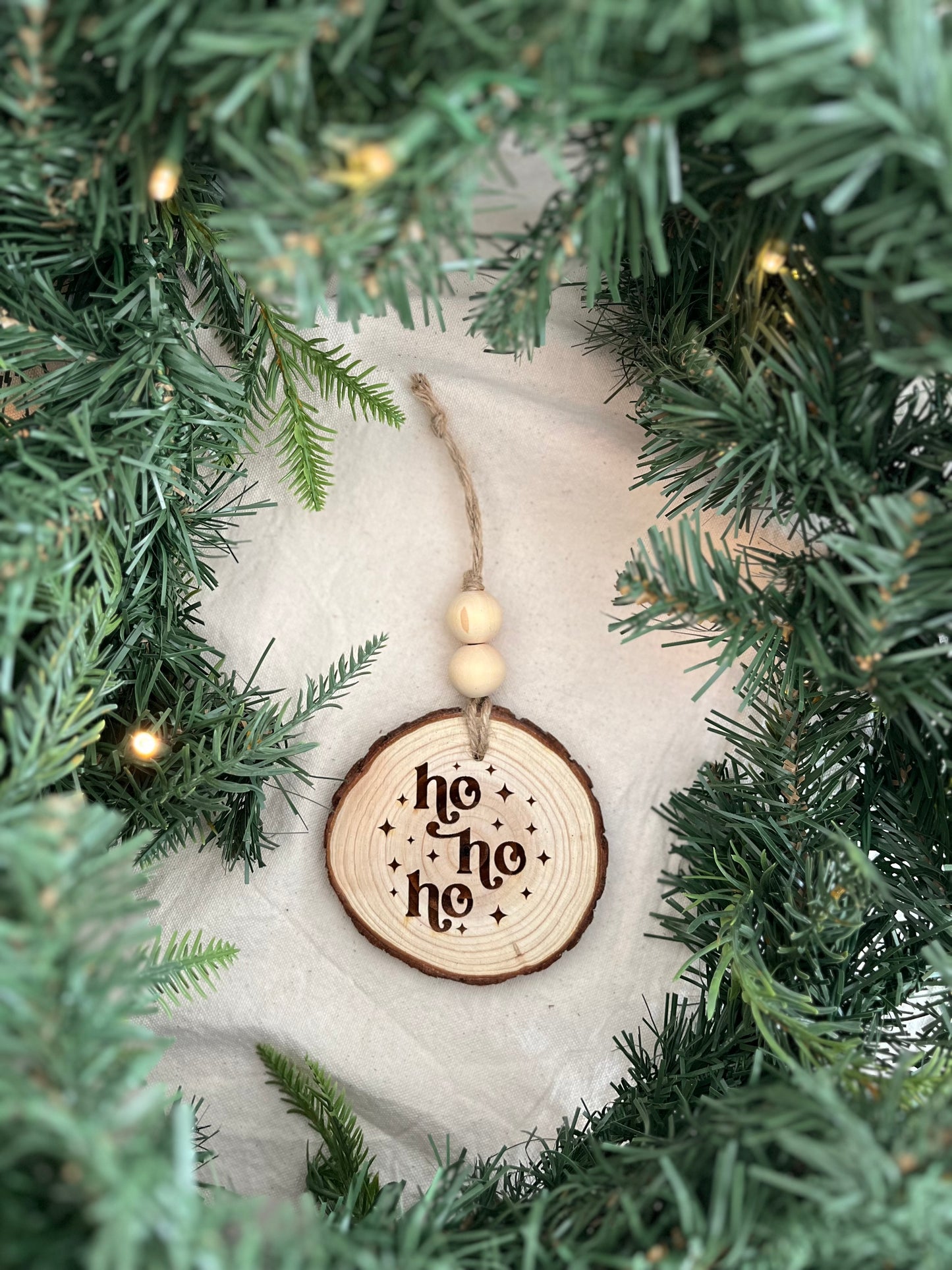 Wooden Christmas ornaments