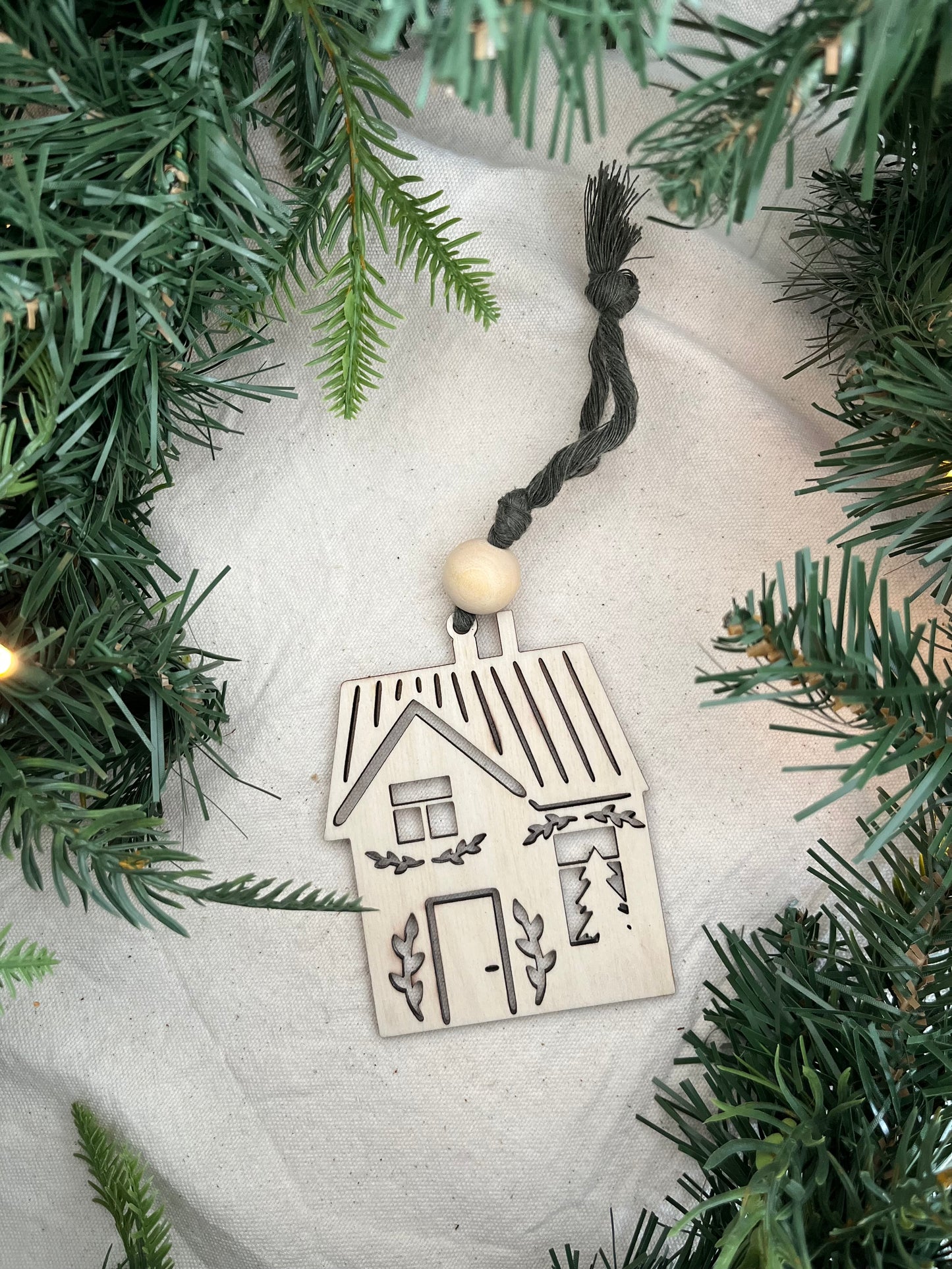 Wooden Christmas ornaments