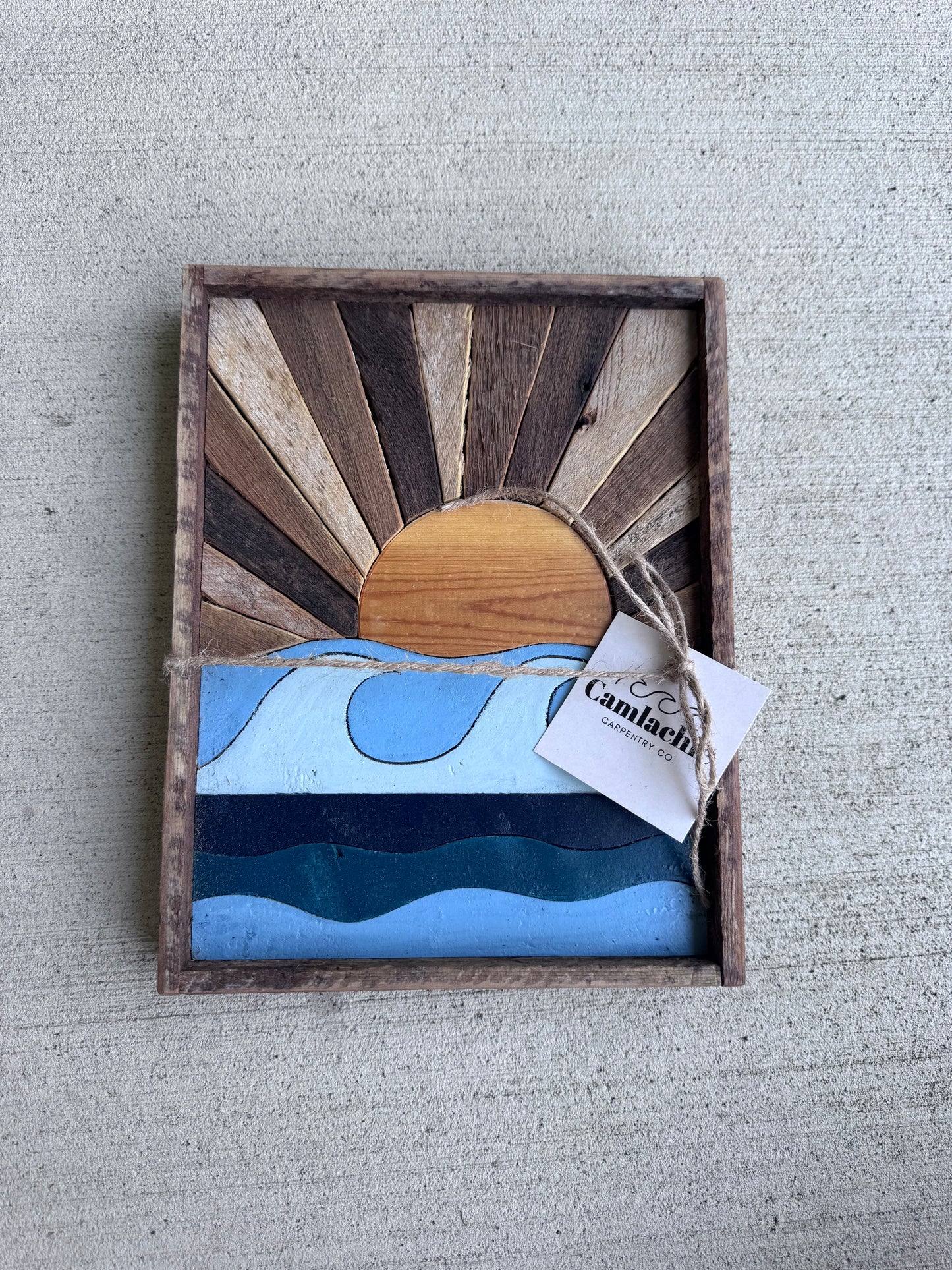 Mini lathe wave / sunset