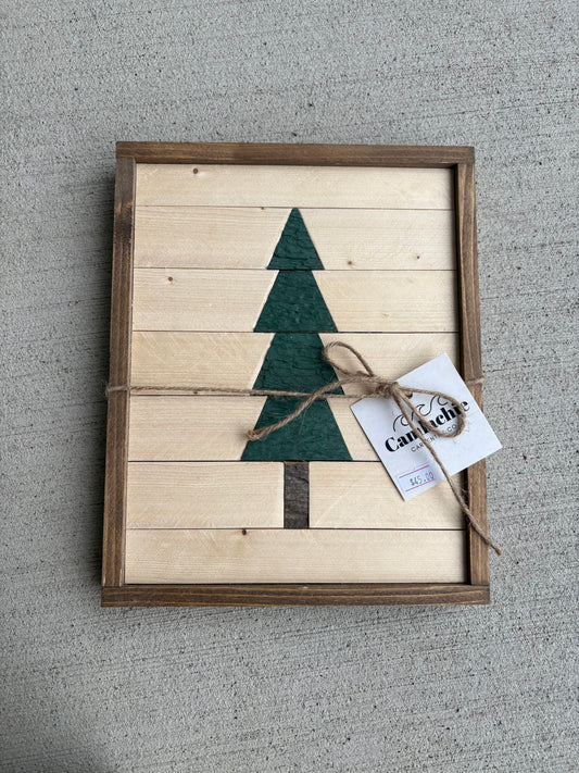 Recycled mosaic tree