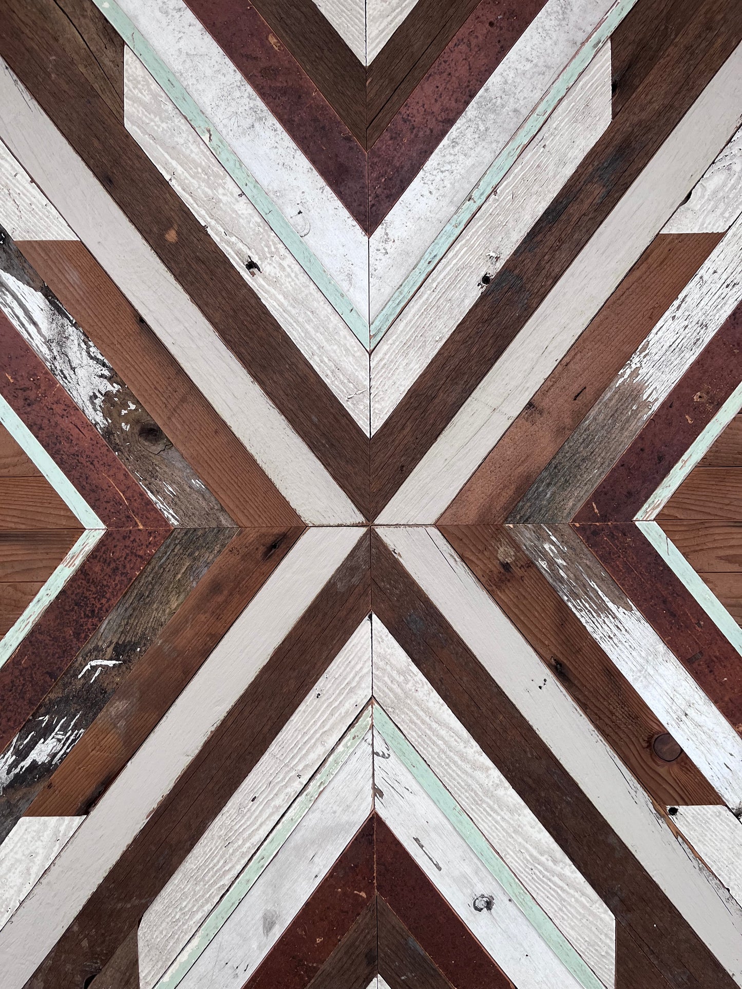 2x4’ rustic geometric wall hanging