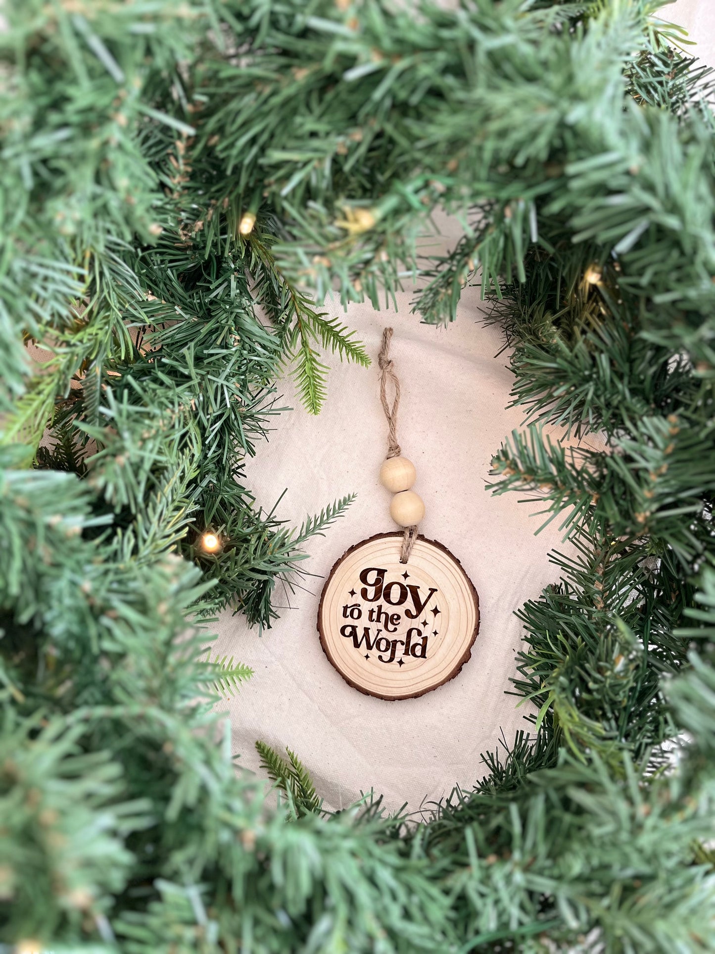 Wooden Christmas ornaments