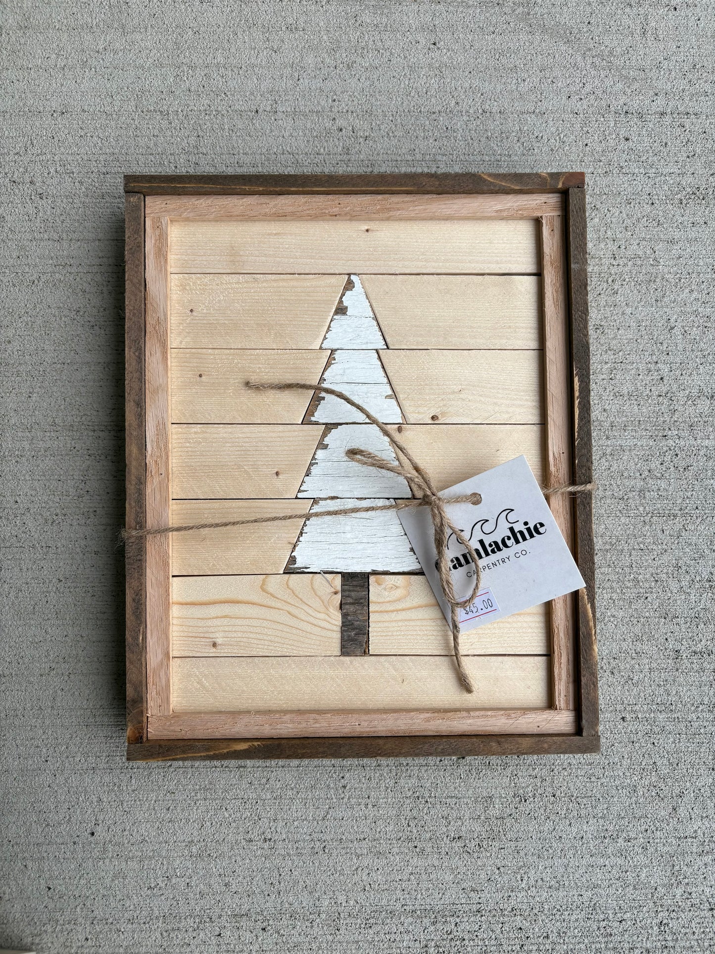 Recycled mosaic tree