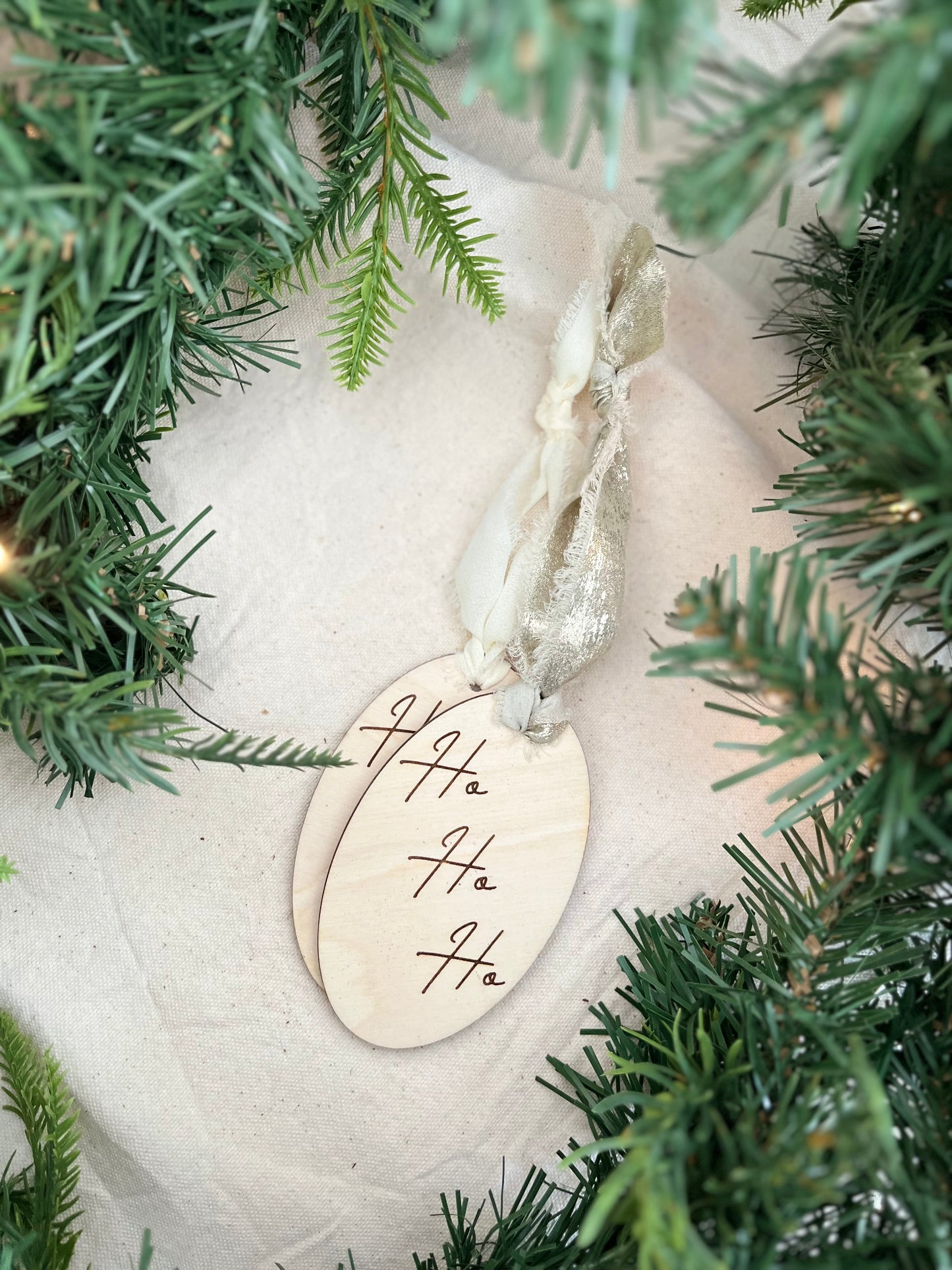 Wooden Christmas ornaments