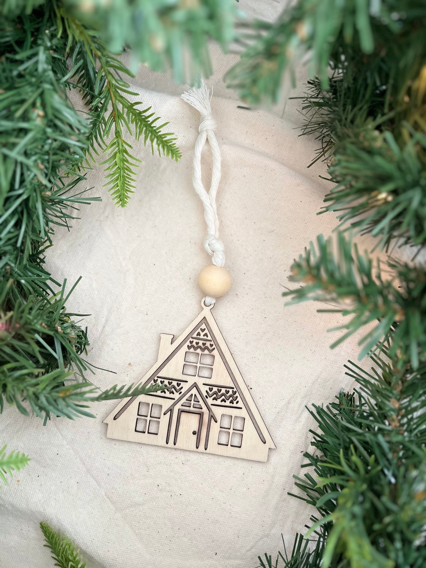 Wooden Christmas ornaments