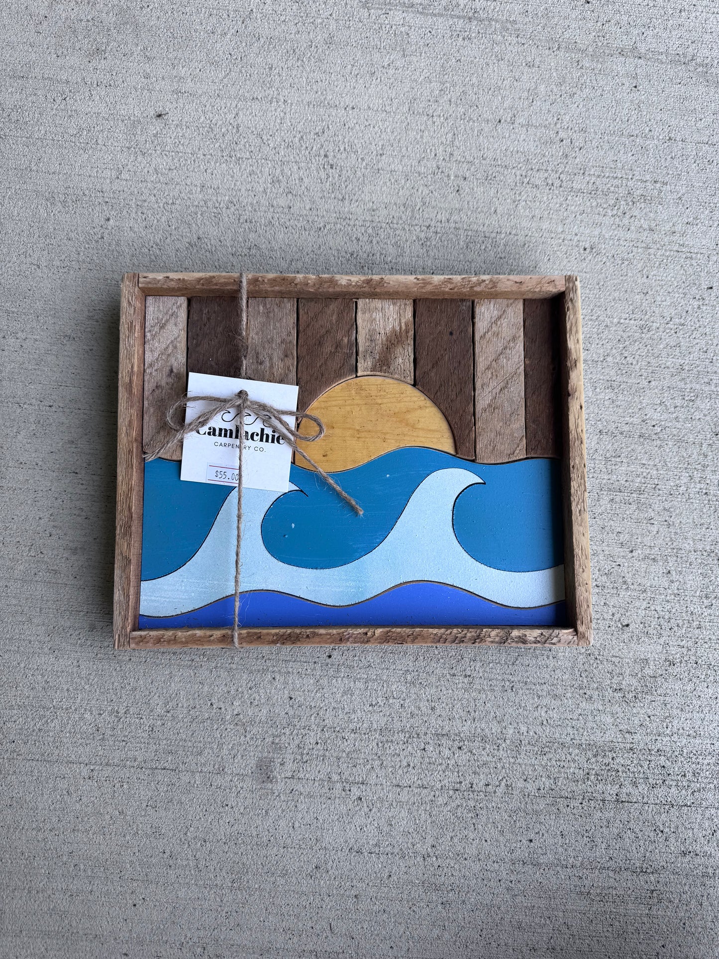 Mini lathe wave / sunset