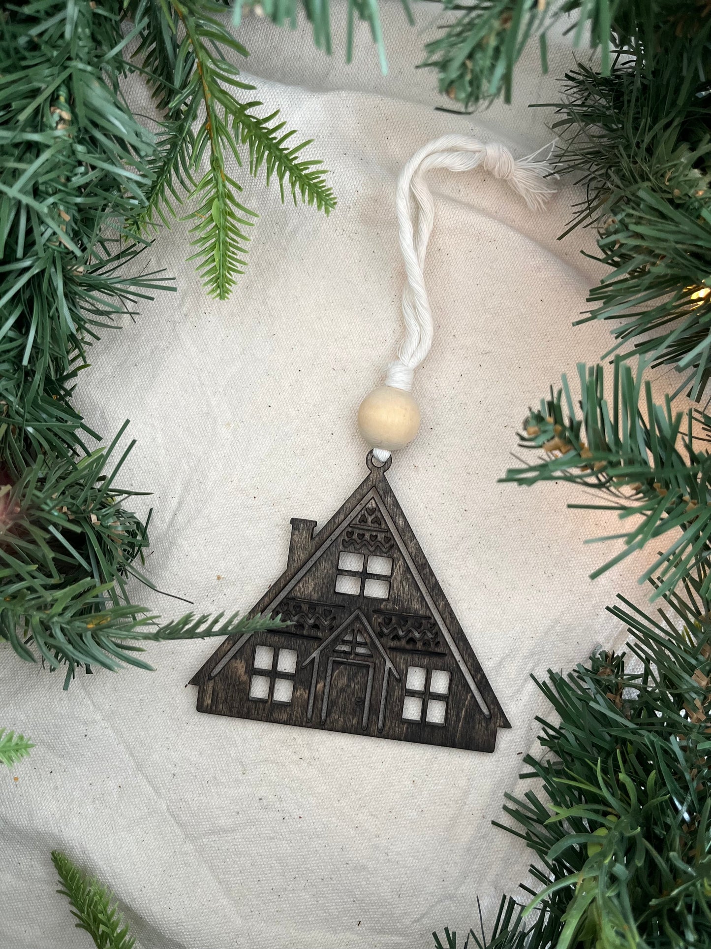 Wooden Christmas ornaments