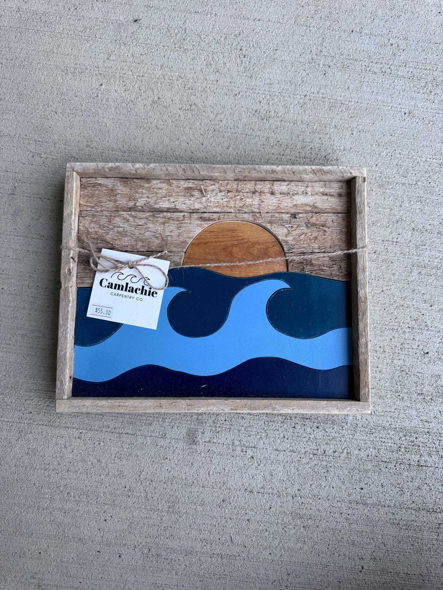 Mini lathe wave / sunset