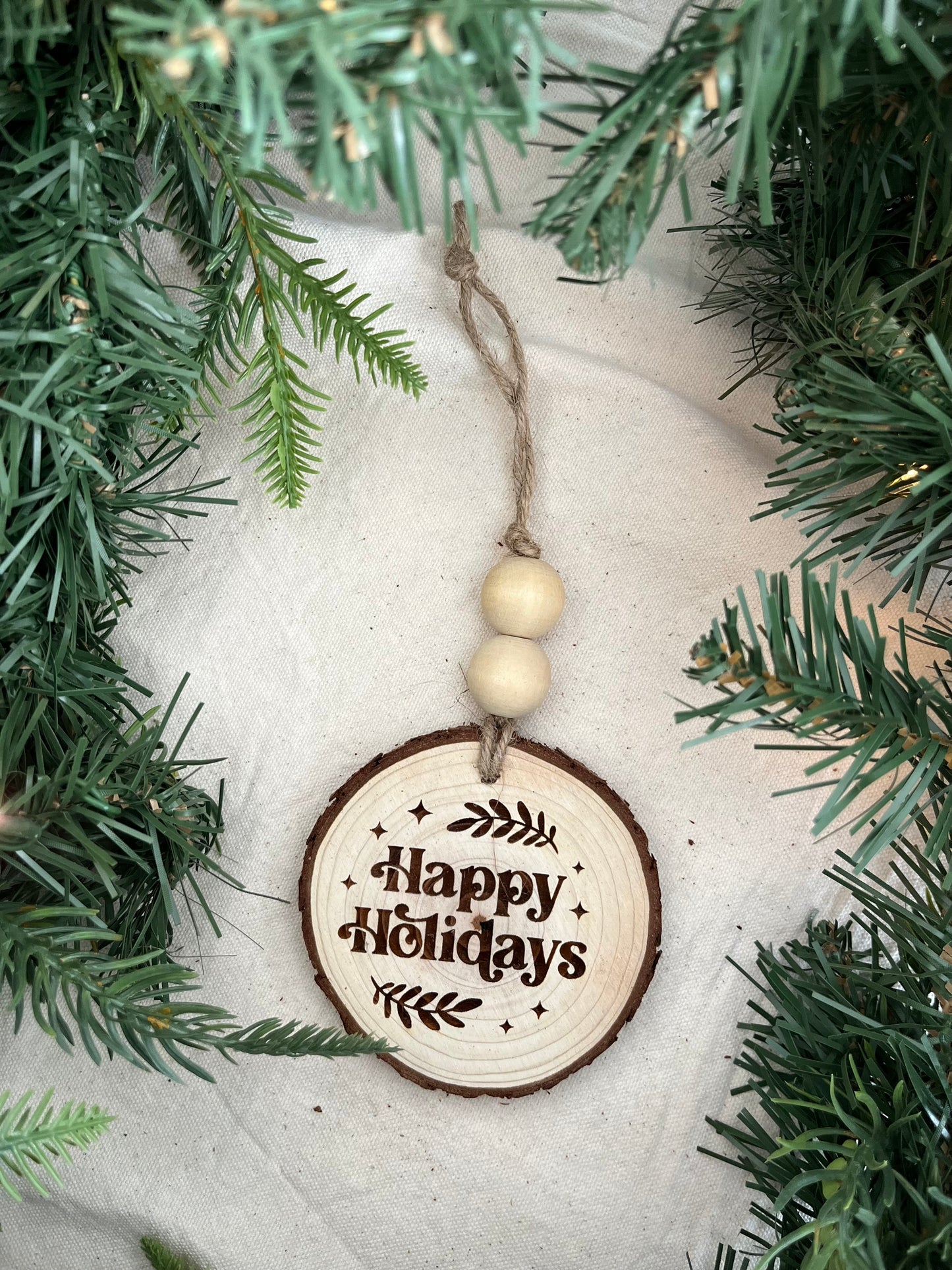 Wooden Christmas ornaments