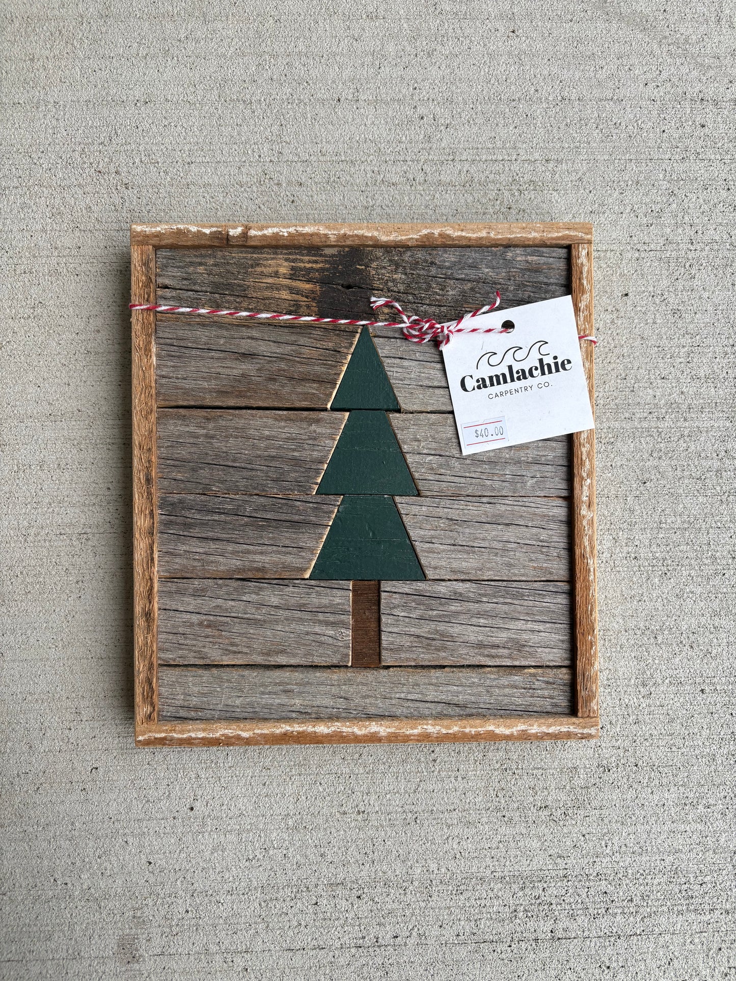 Recycled mosaic tree