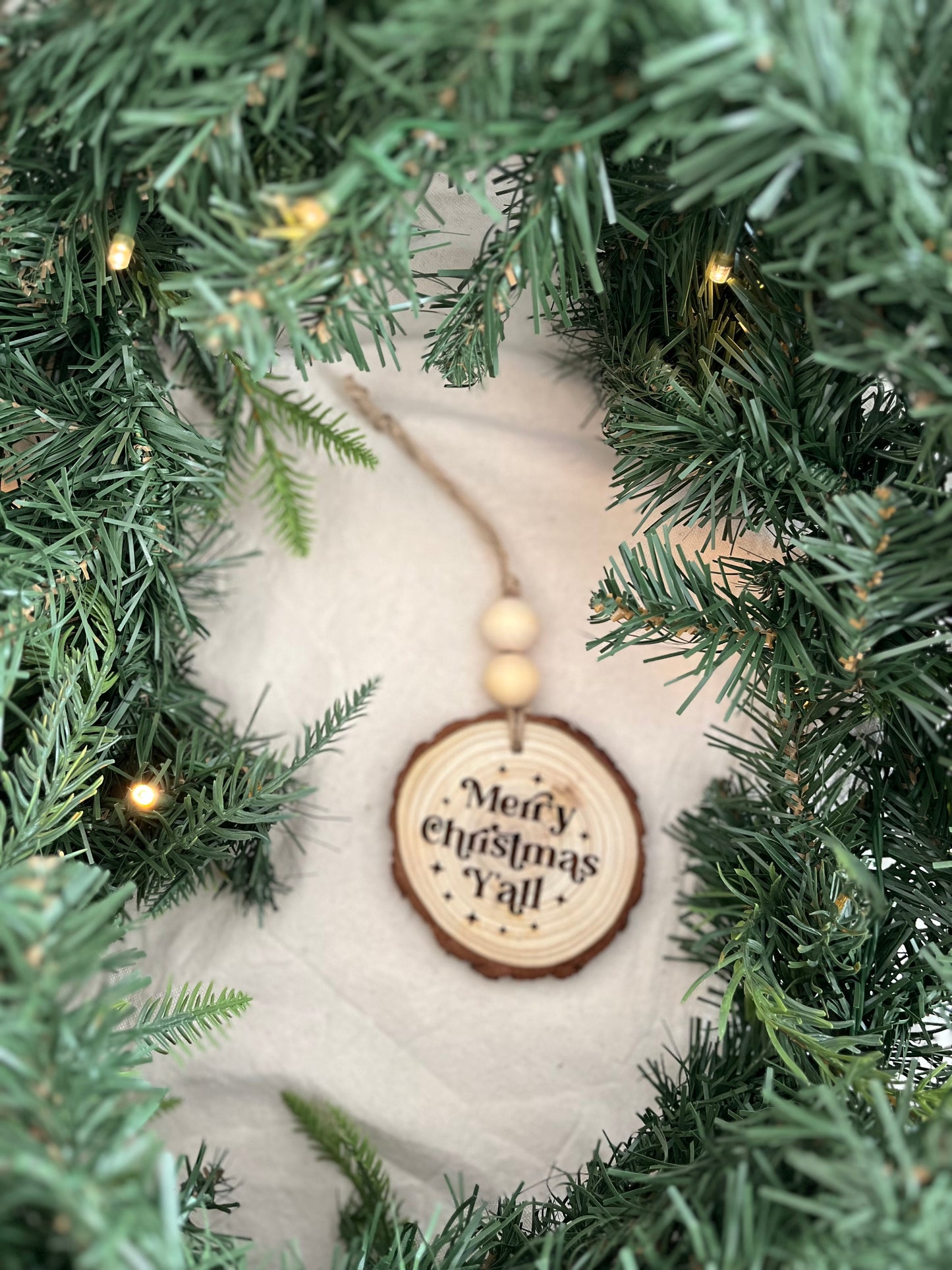 Wooden Christmas ornaments