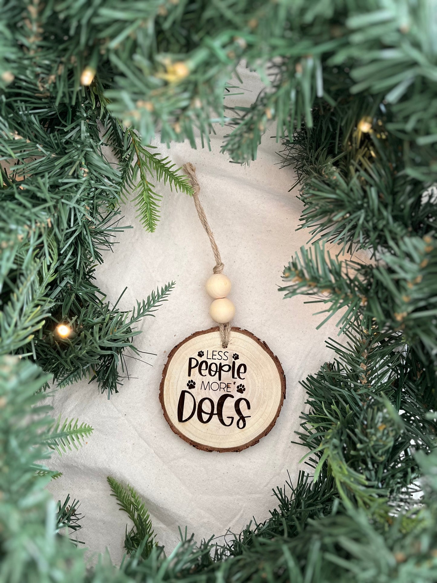 Wooden Christmas ornaments