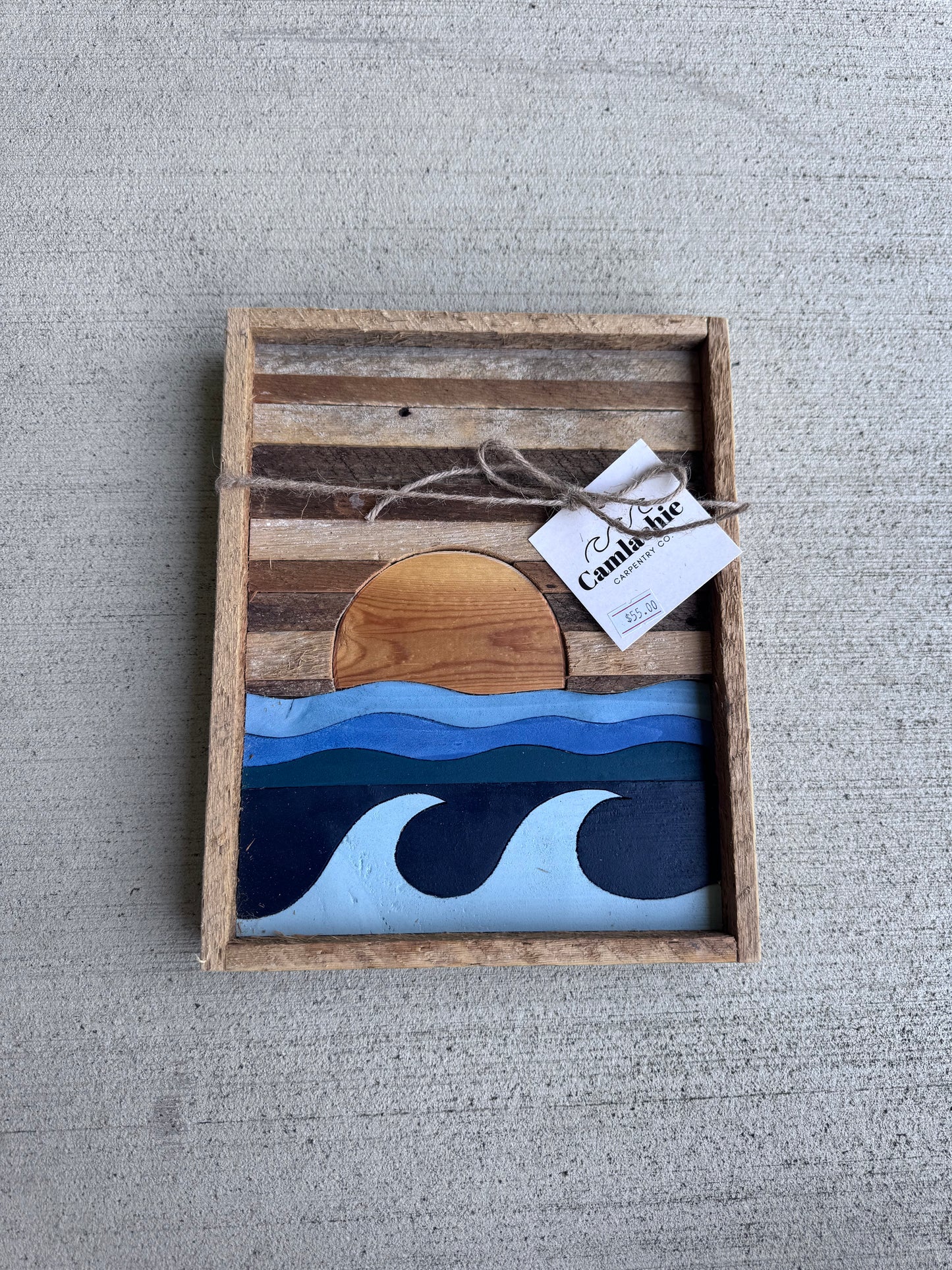 Mini lathe wave / sunset
