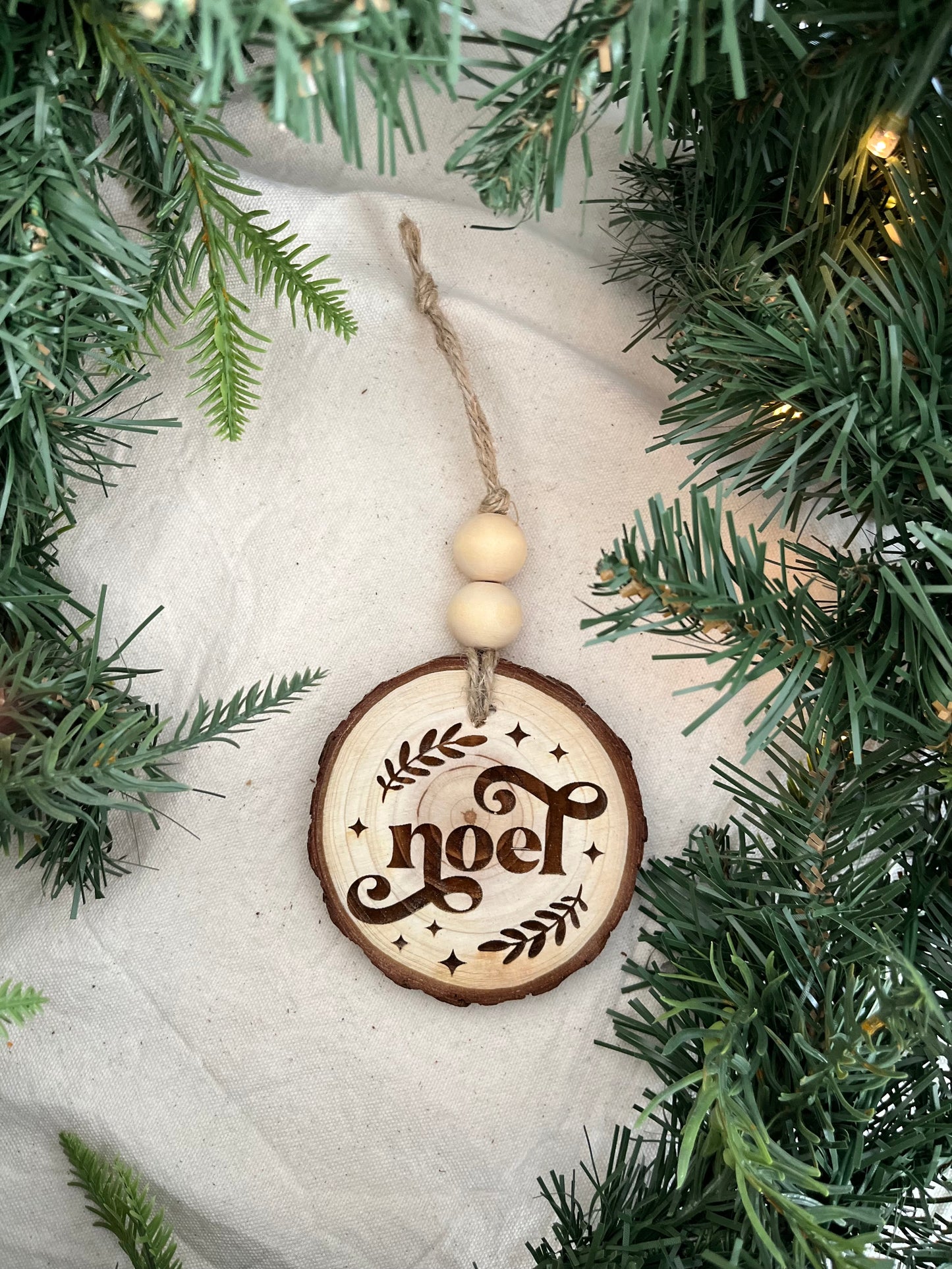 Wooden Christmas ornaments