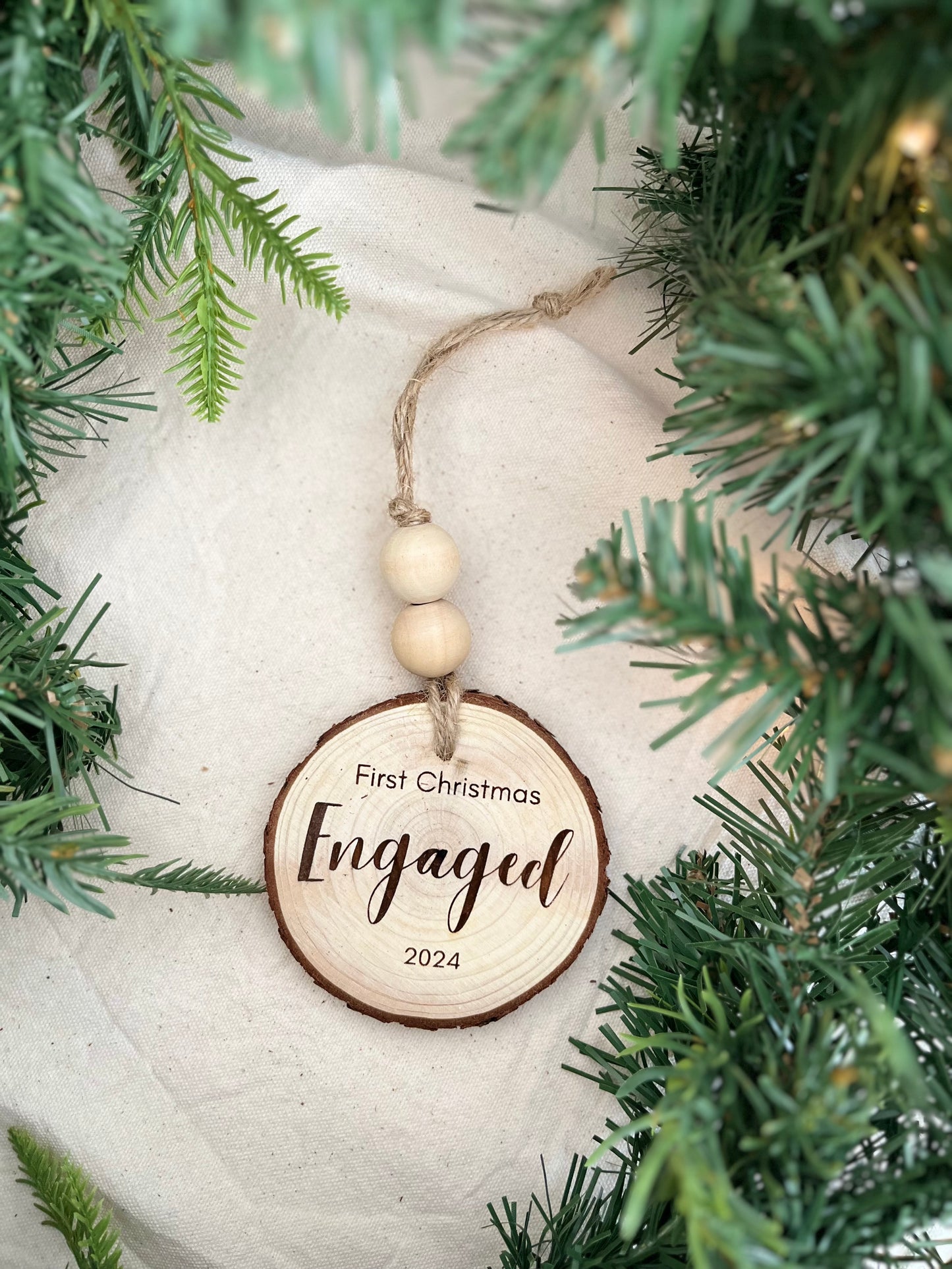 Wooden Christmas ornaments