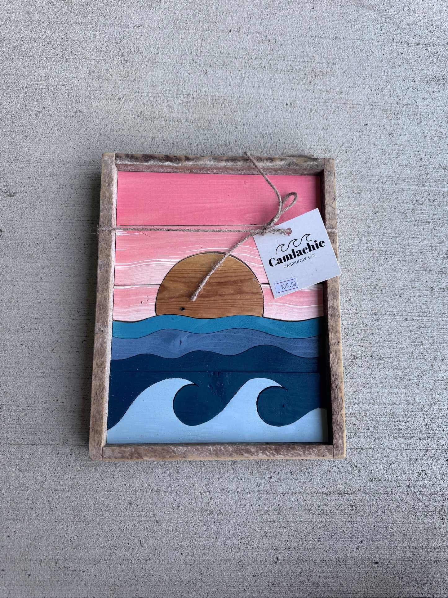 Mini lathe wave / sunset