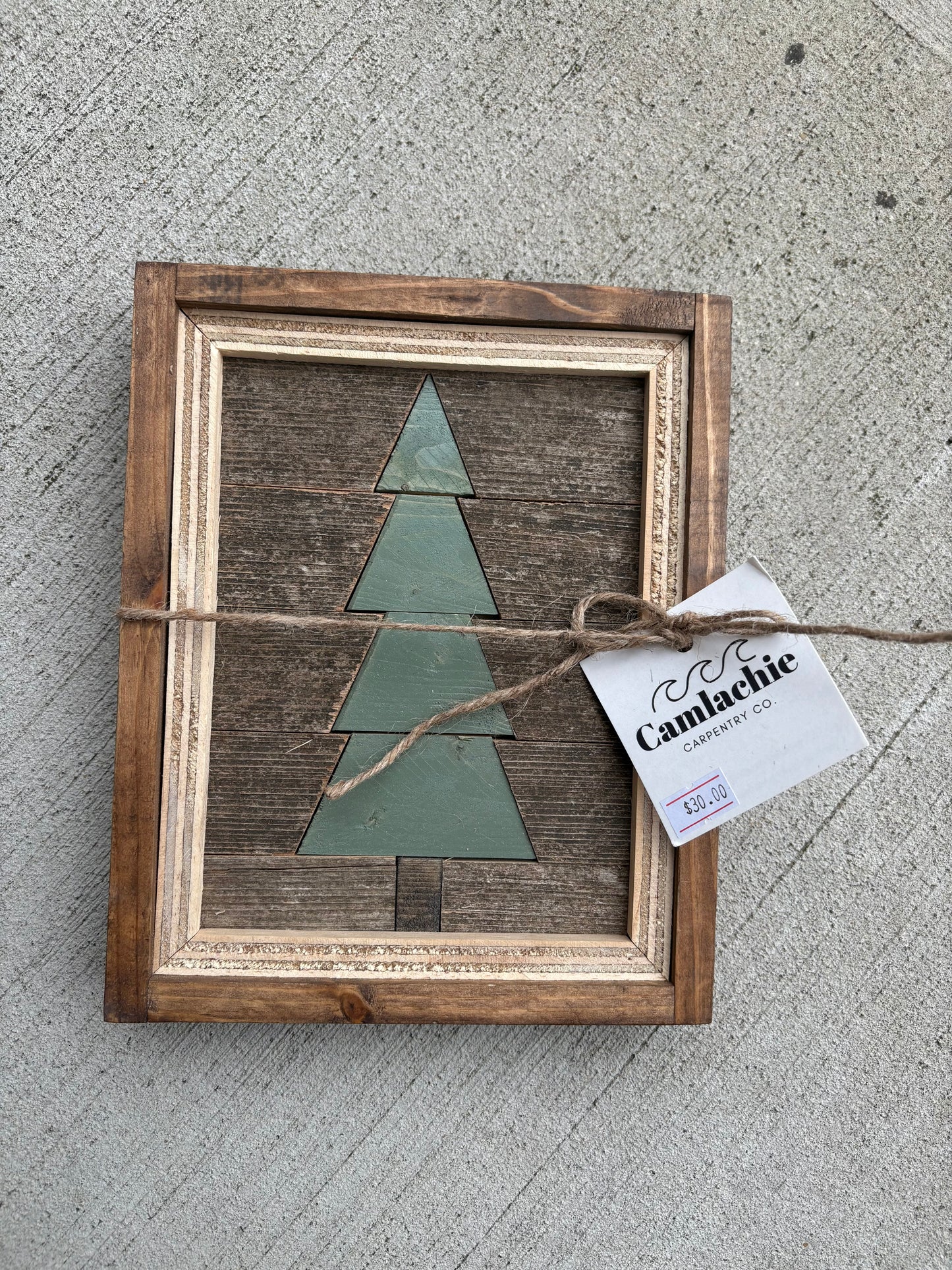 Recycled mosaic tree