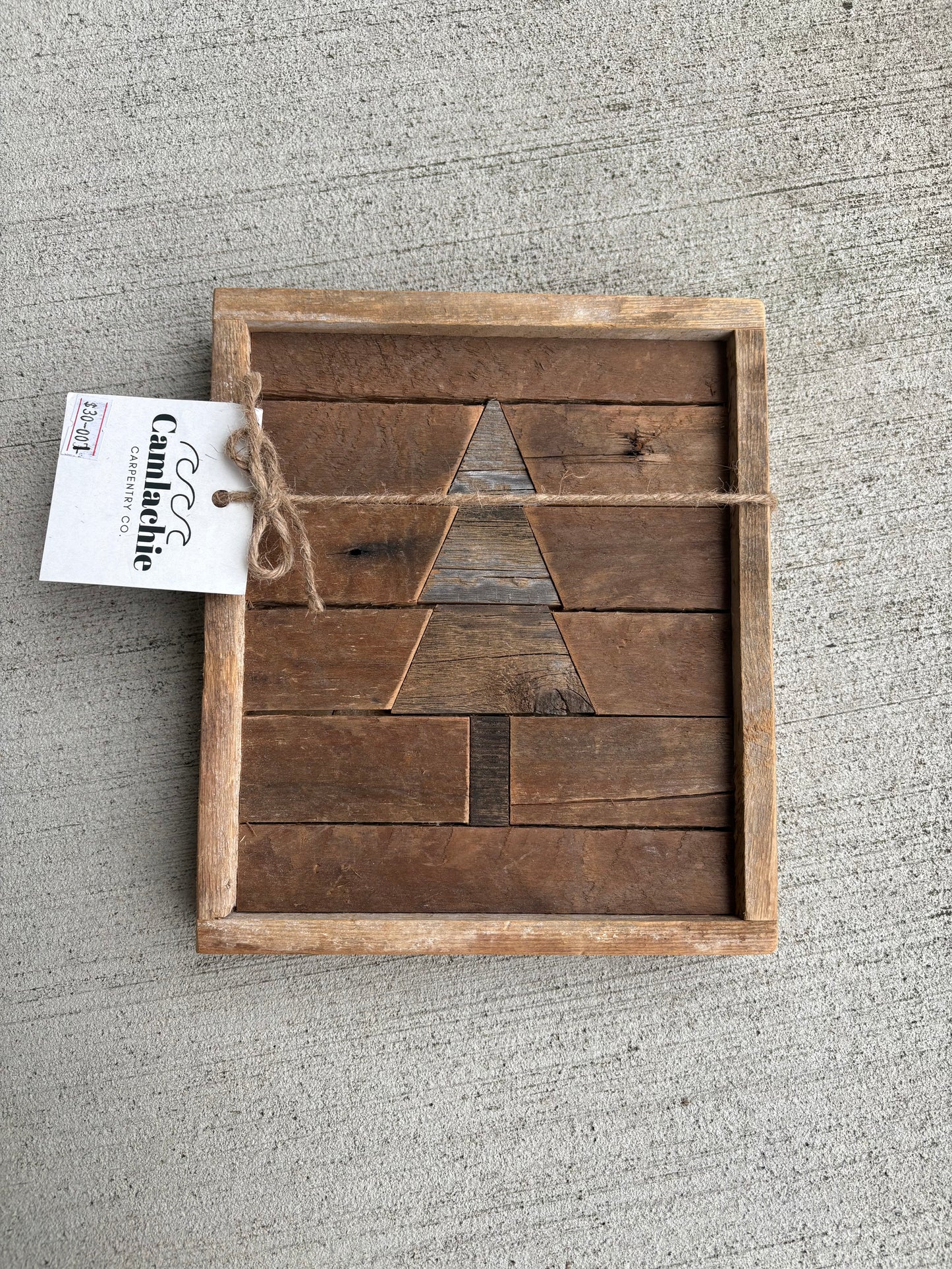 Recycled mosaic tree