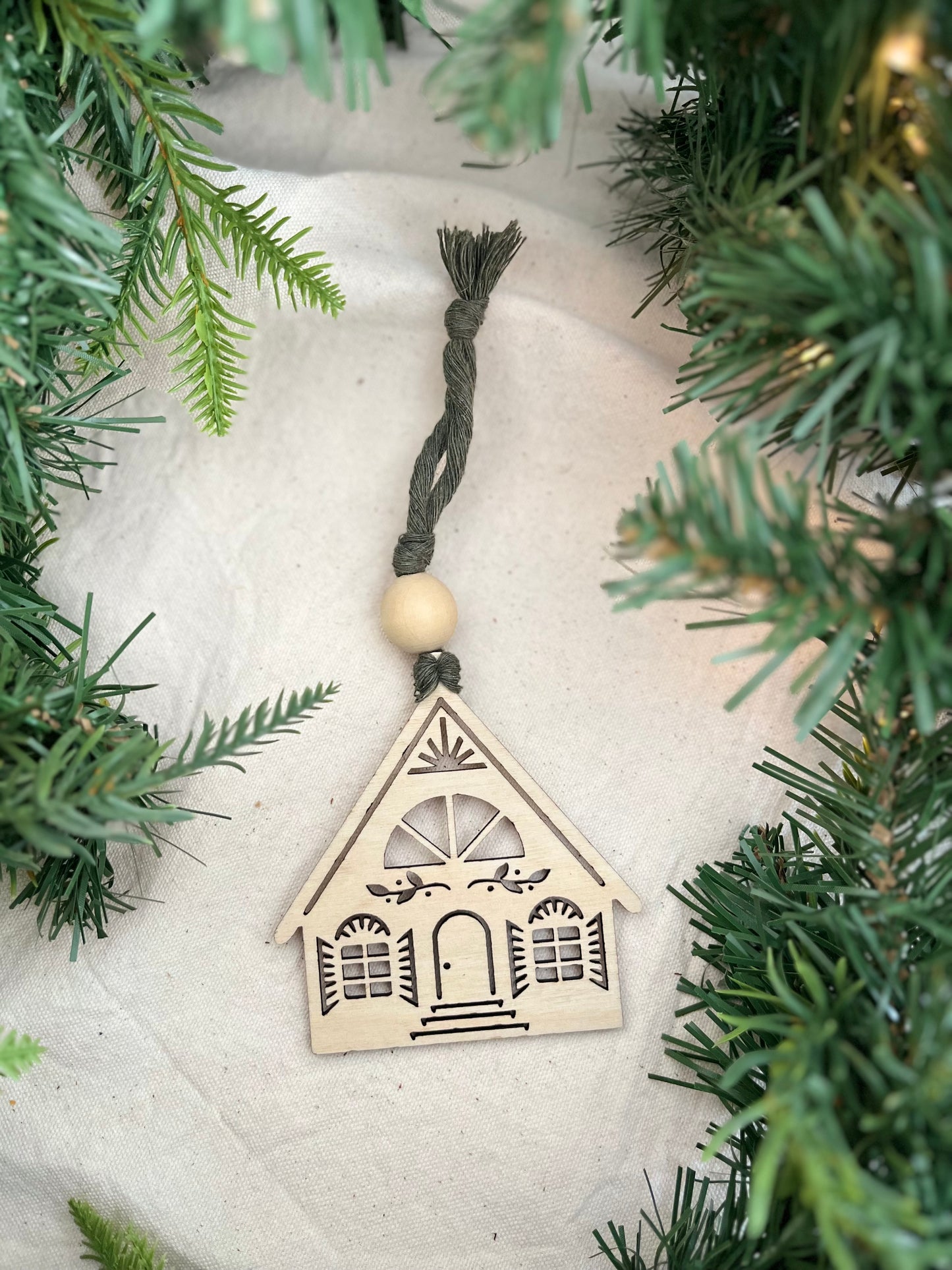 Wooden Christmas ornaments