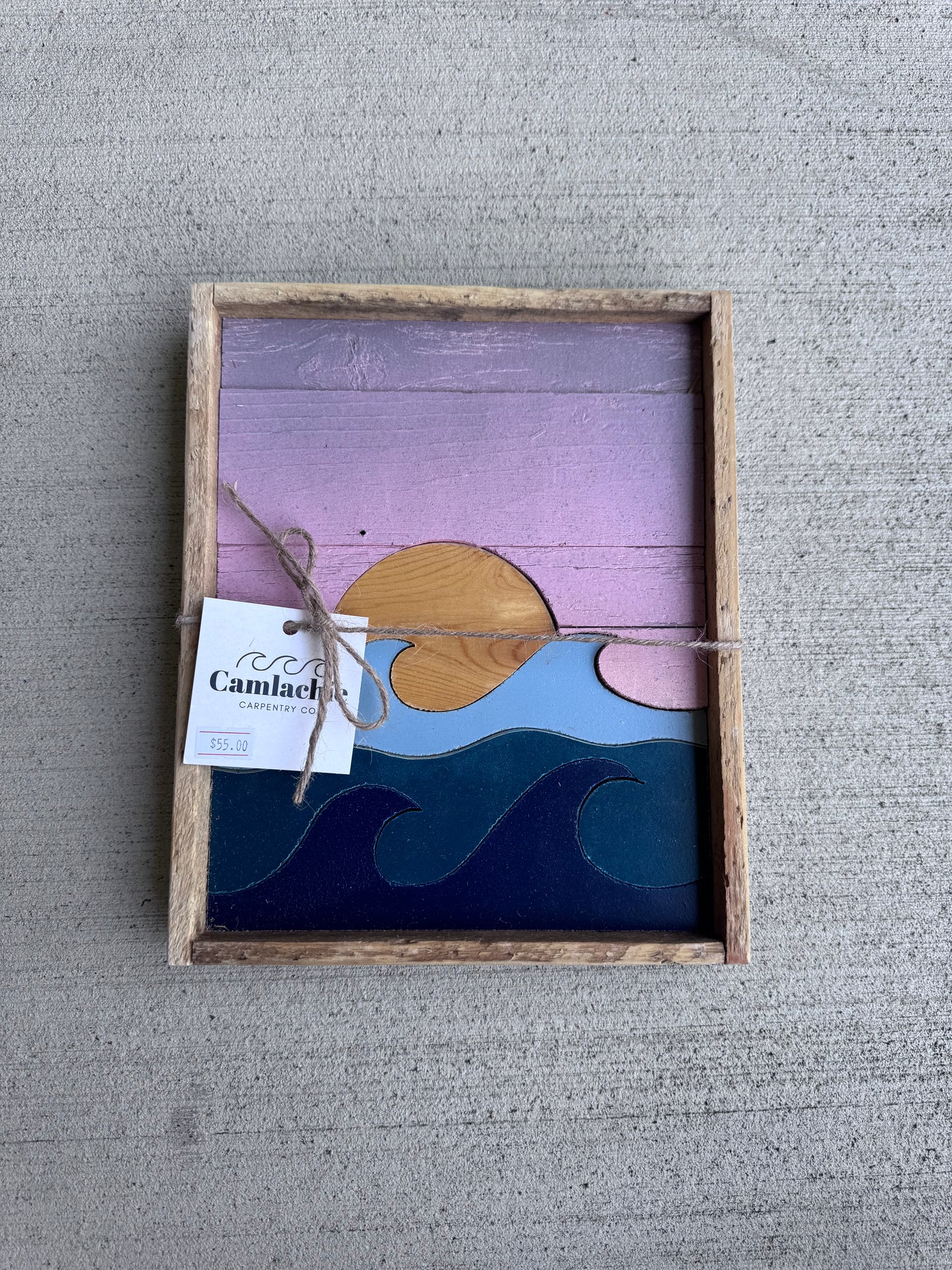 Mini lathe wave / sunset